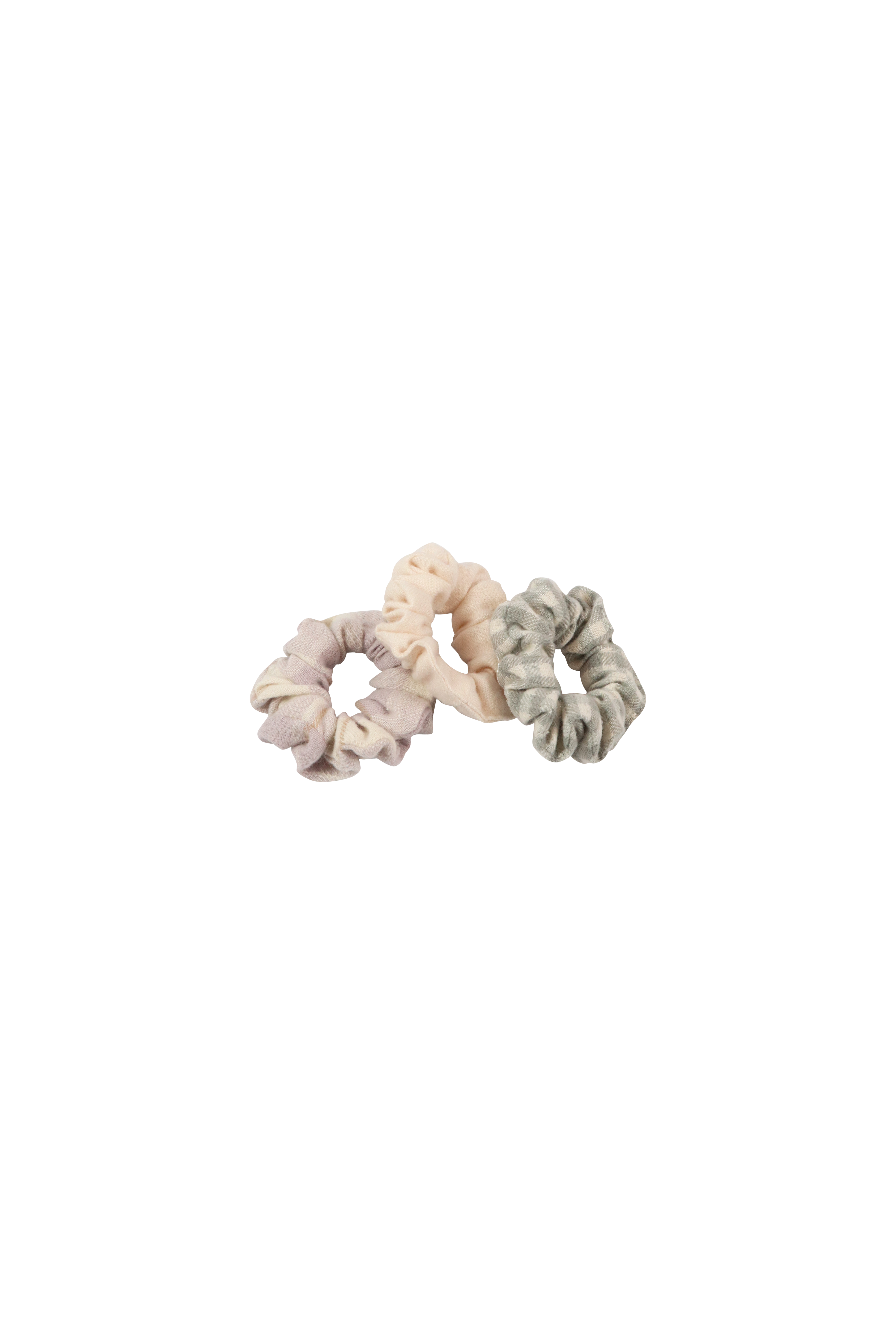 Scrunchies aus Flanell für Kinder