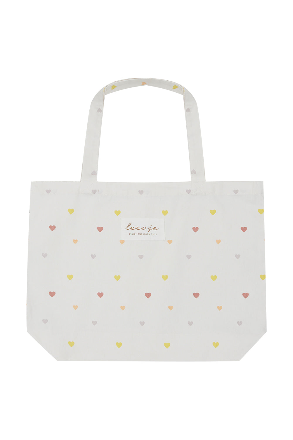 Stoffbeutel 'Hearts' groß