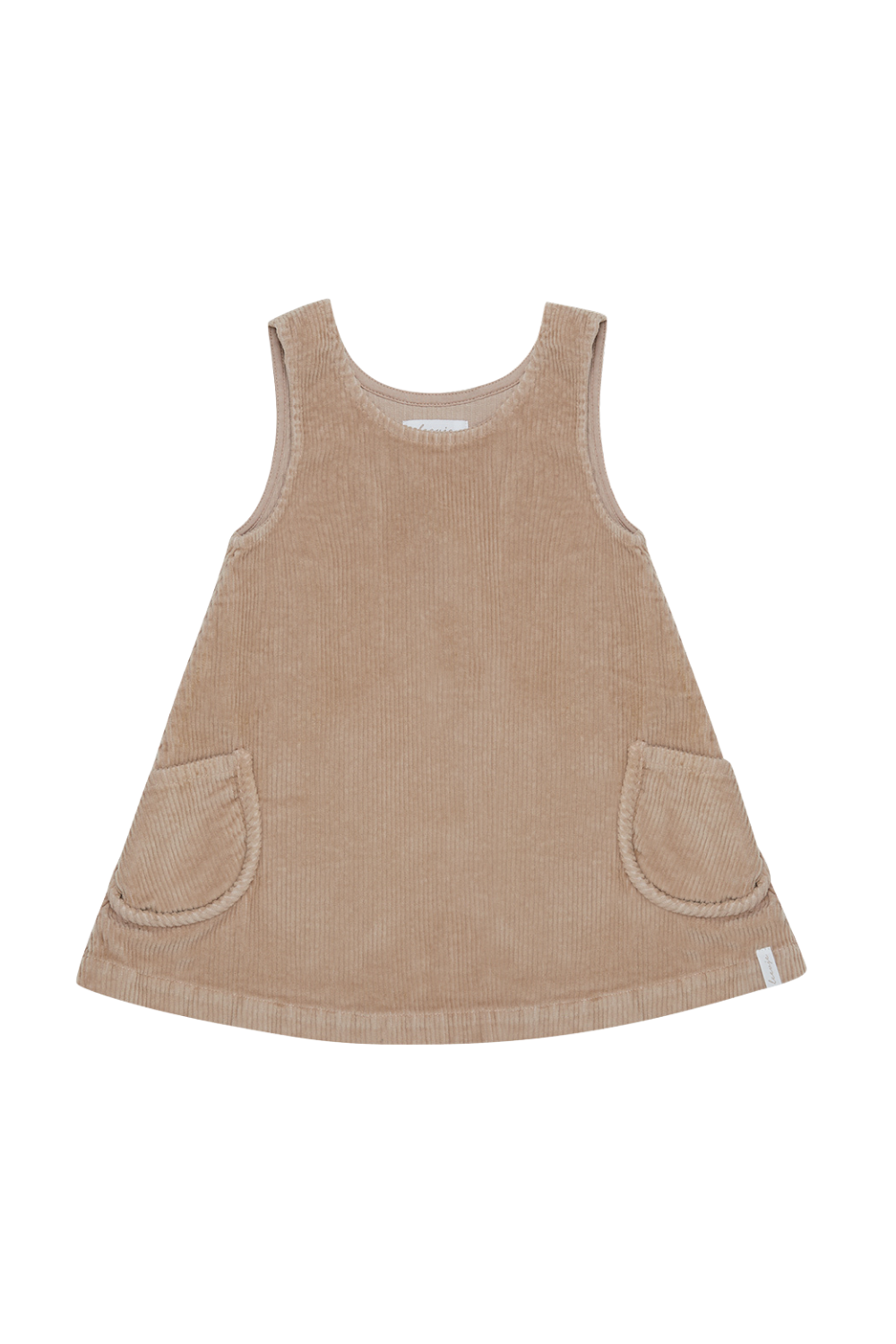 Robe en velours côtelé avec poches « dusty rose »