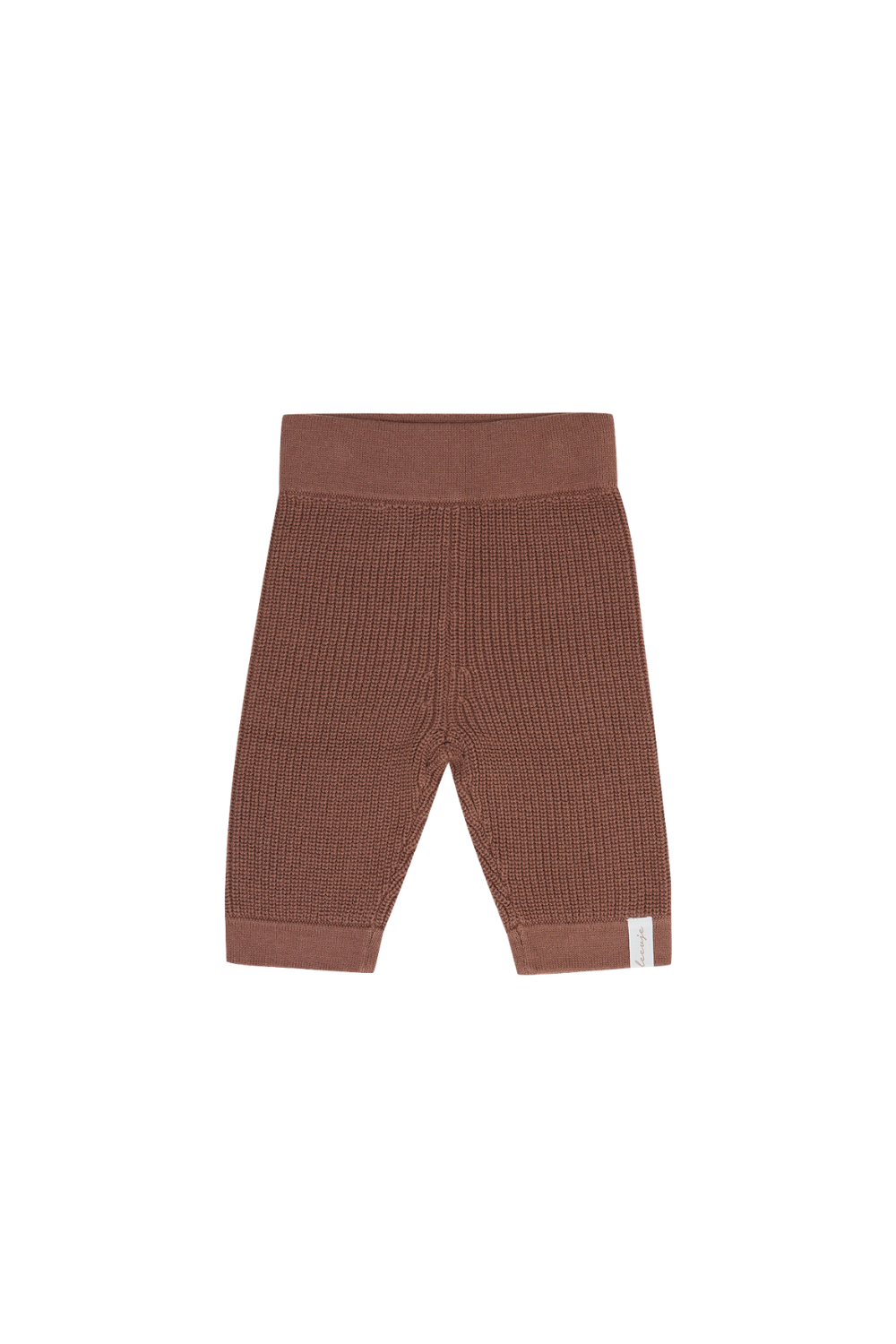 Pantalon en tricot pour bébé « pecan »