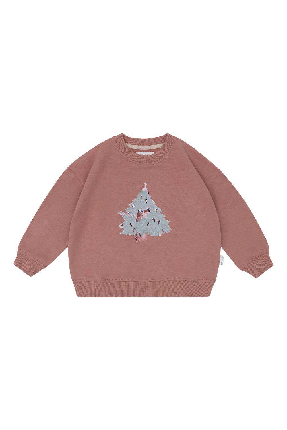 Oversized sweatshirt 'Christmas Tree Dog'