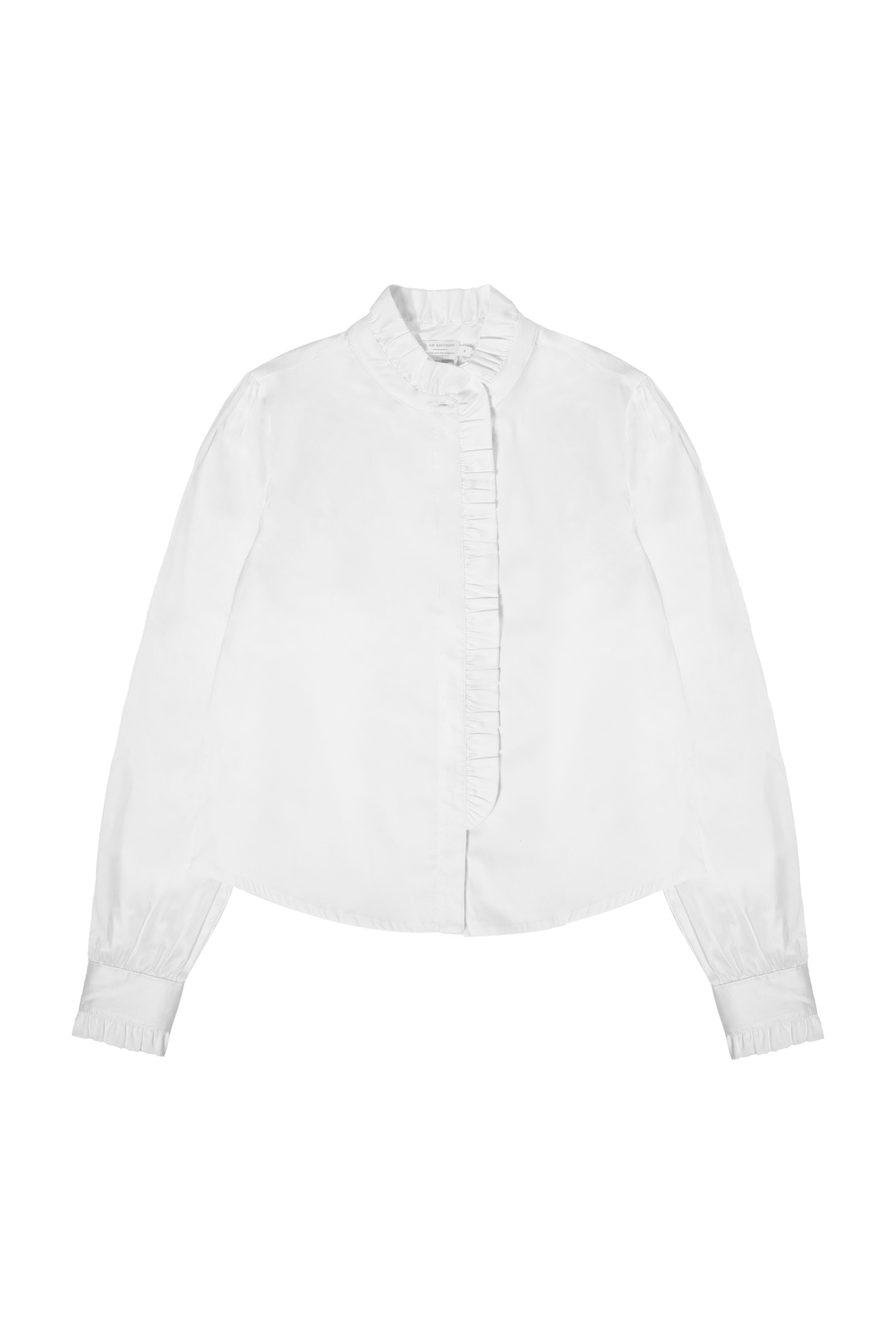 01.01.04 — The Ruffle Blouse / White