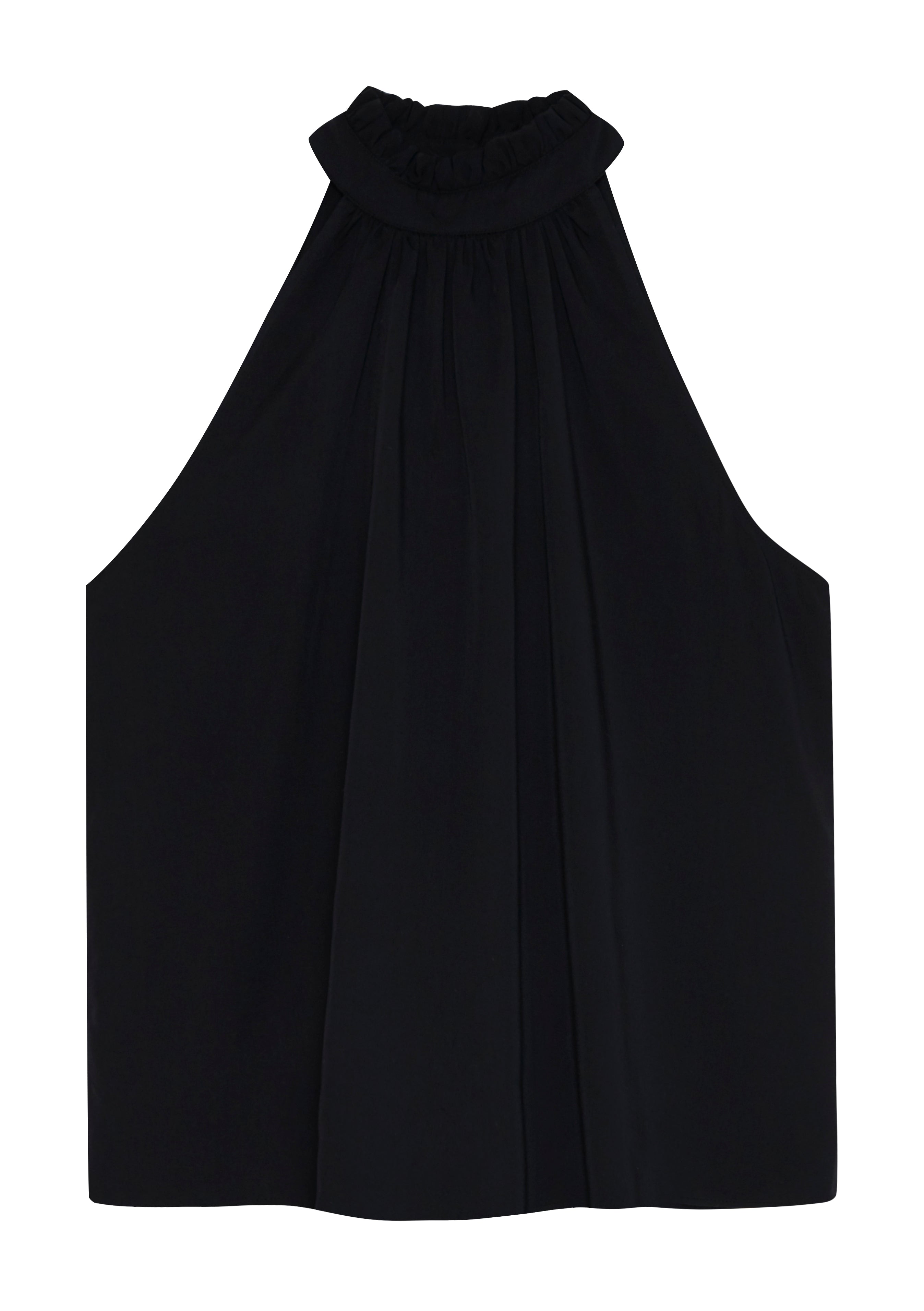 Top mit Rüschen 'black'