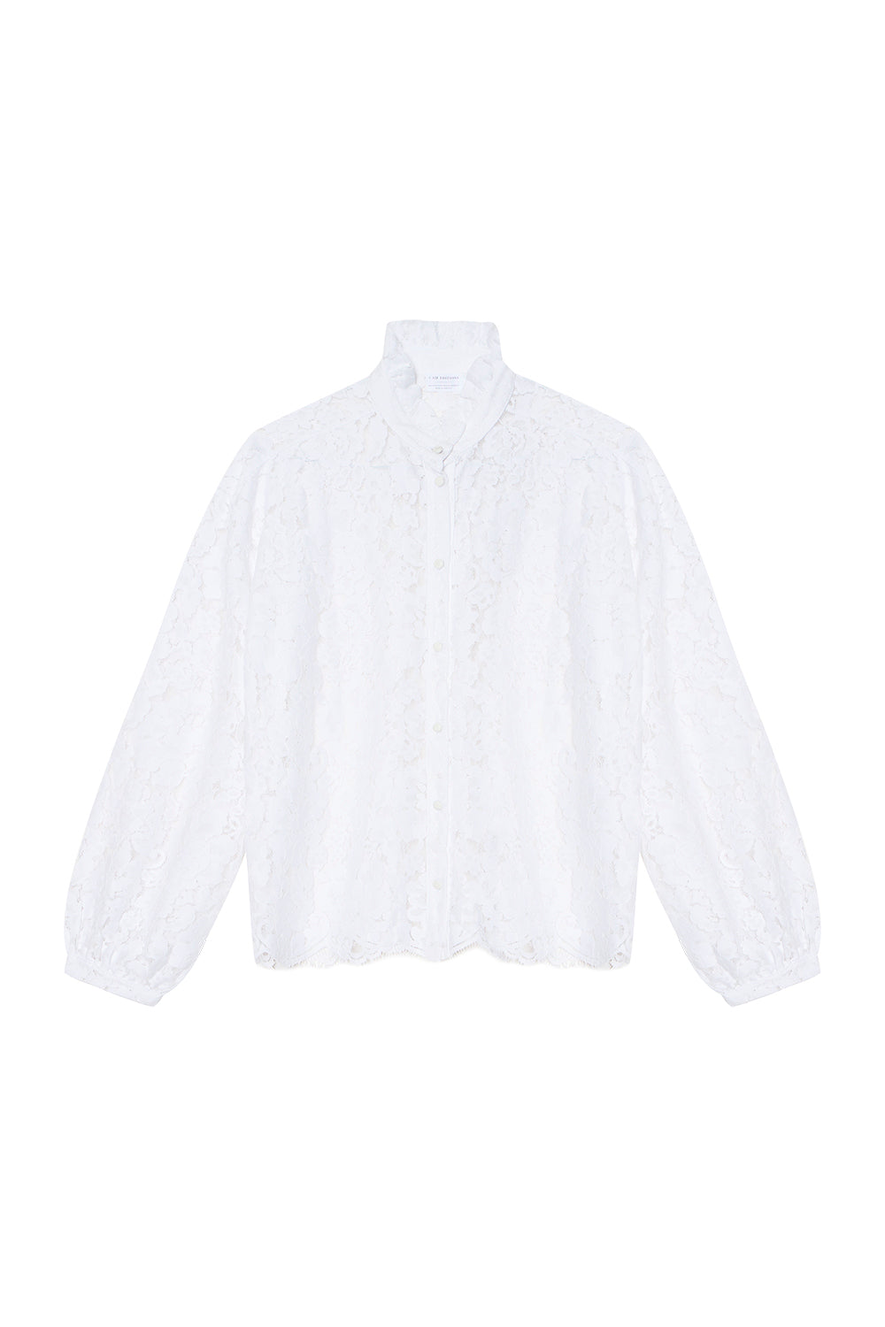 Bloemenkantblouse | Wit