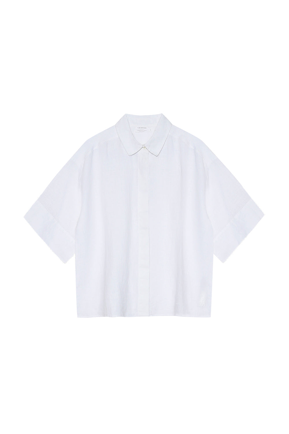 01.01.14 — The Short Sleeve Blouse / White