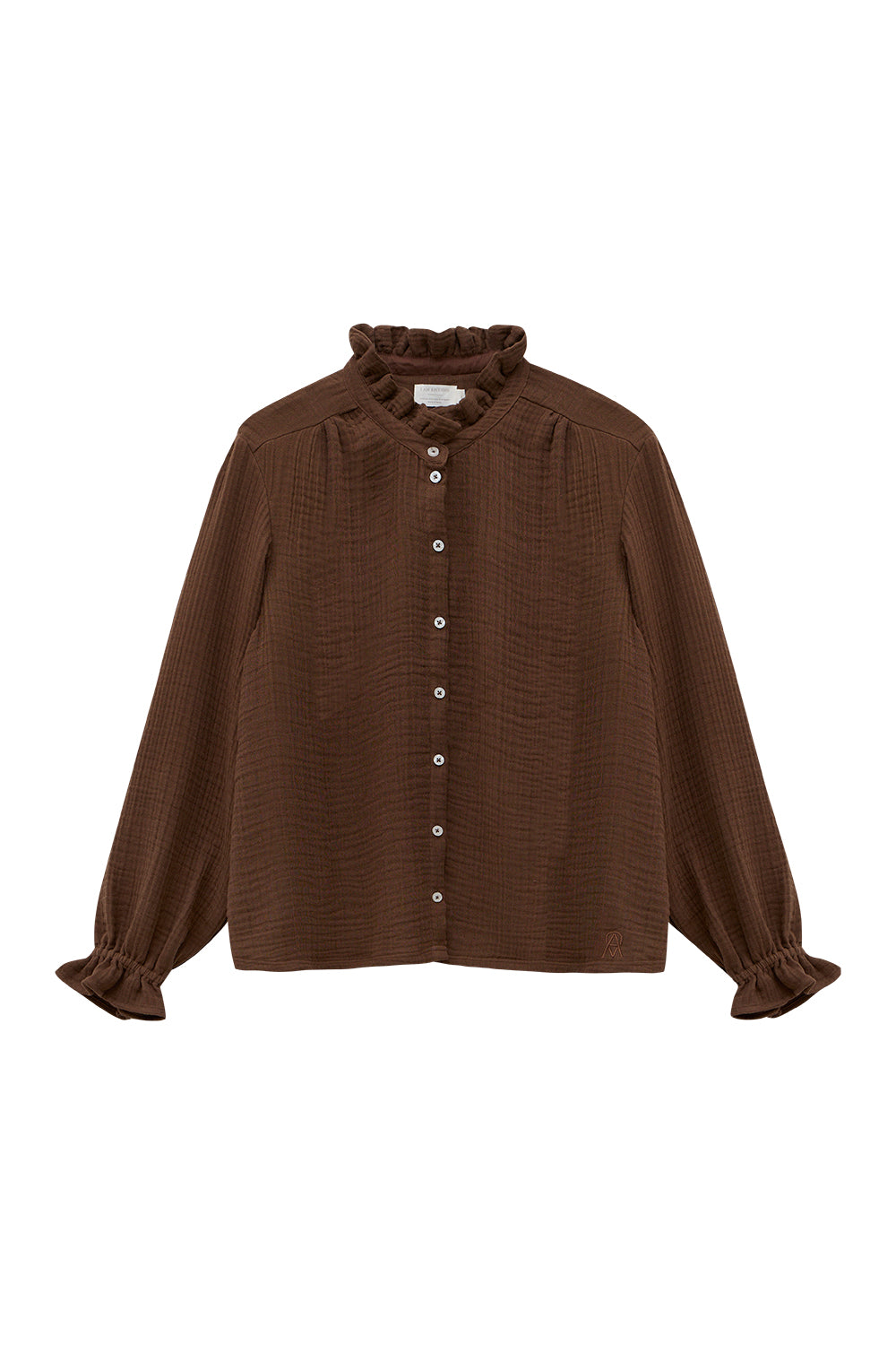 Organic Cotton Muslin Lounge Wear Set | Brown