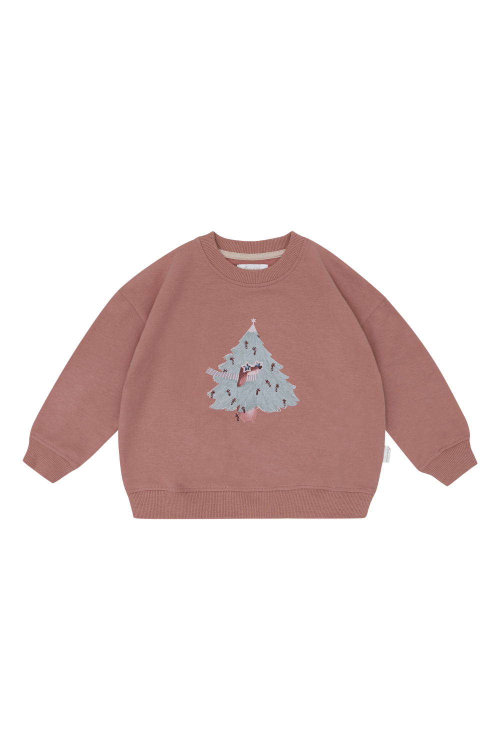 Oversized Sweatshirt 'Christmas Tree Dog'