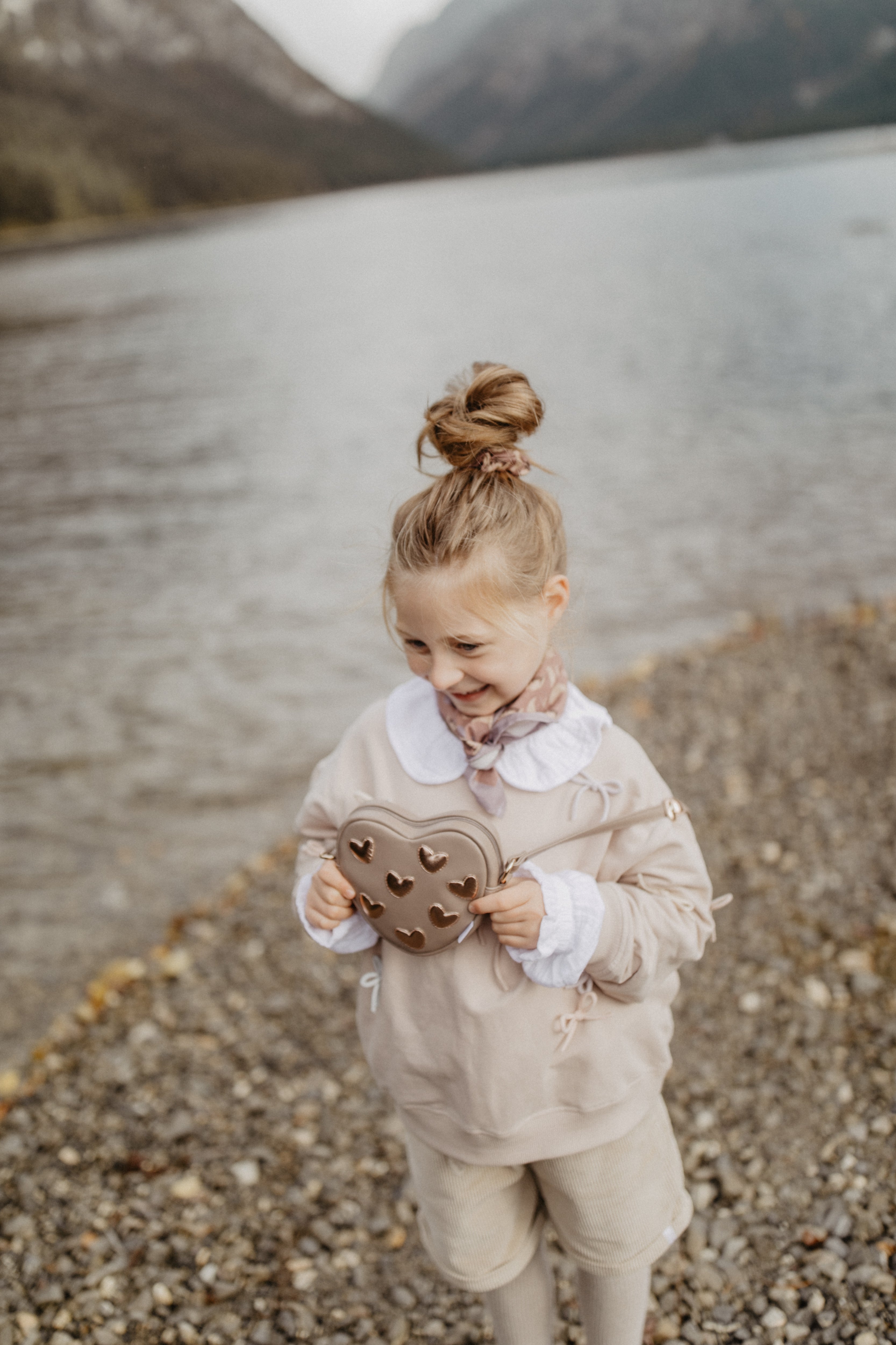 Children's Handbag 'Brown Heart'