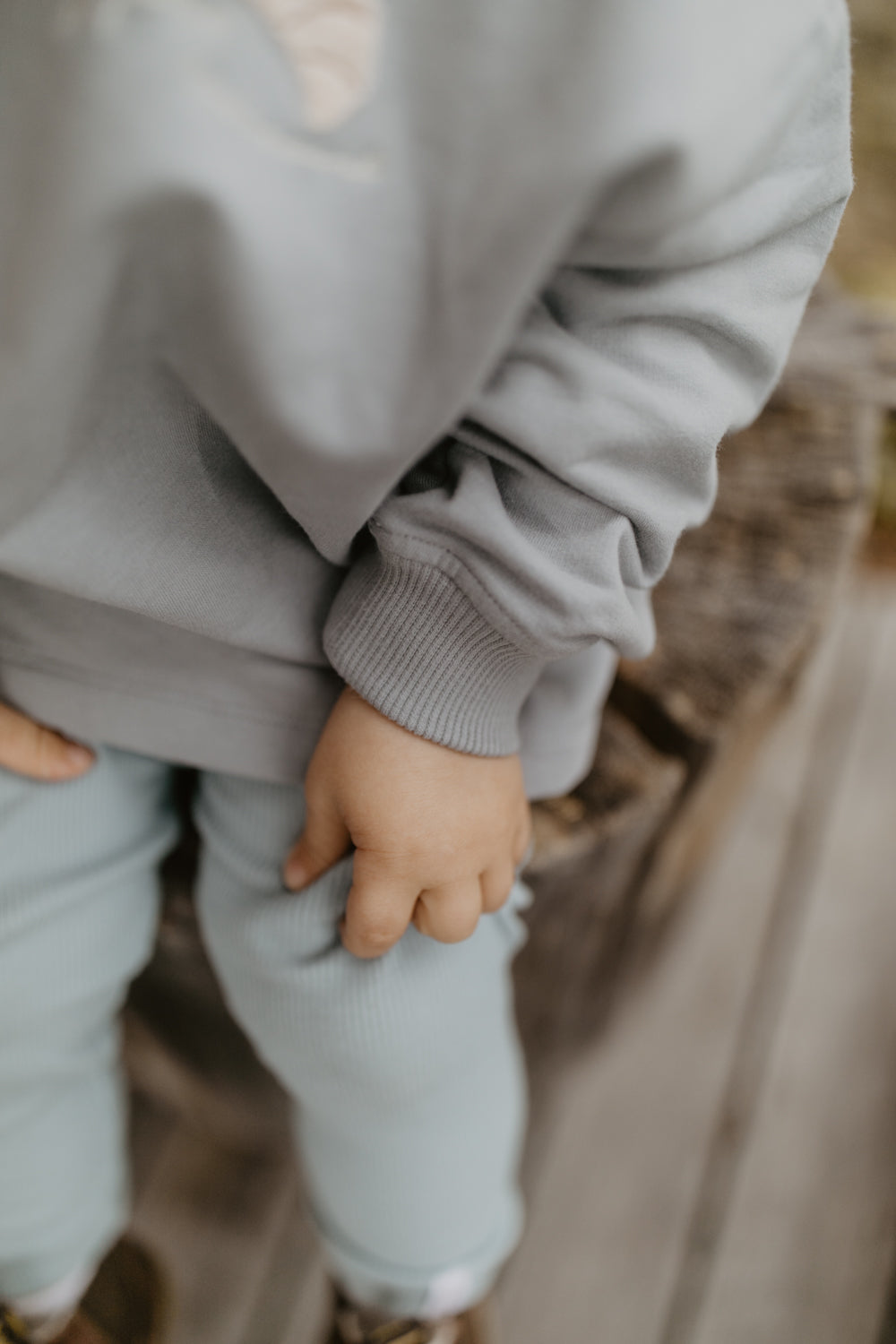 Oversized Polo Sweatshirt 'Crossaints'
