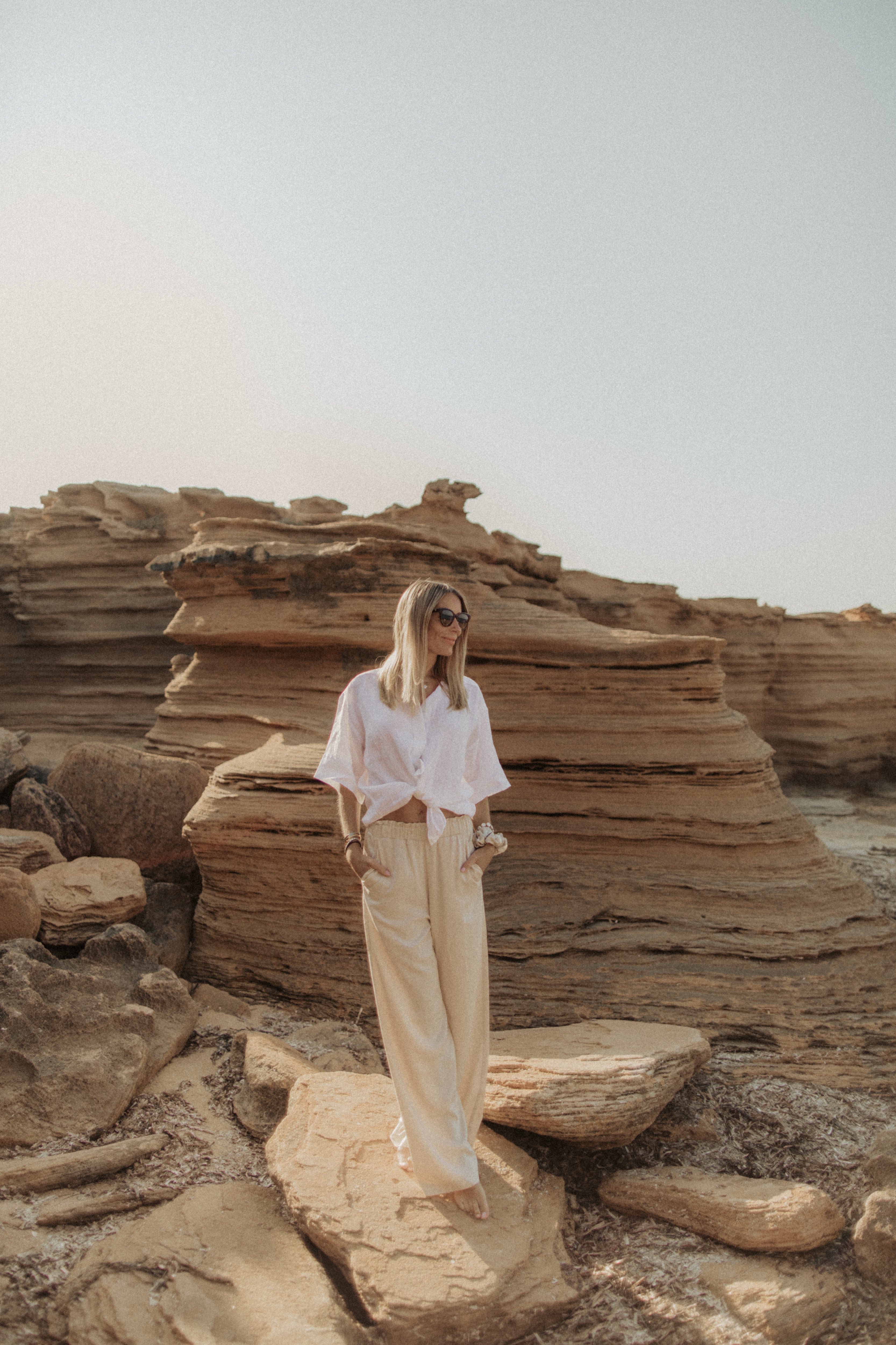 01.01.14 — The Short Sleeve Blouse / White