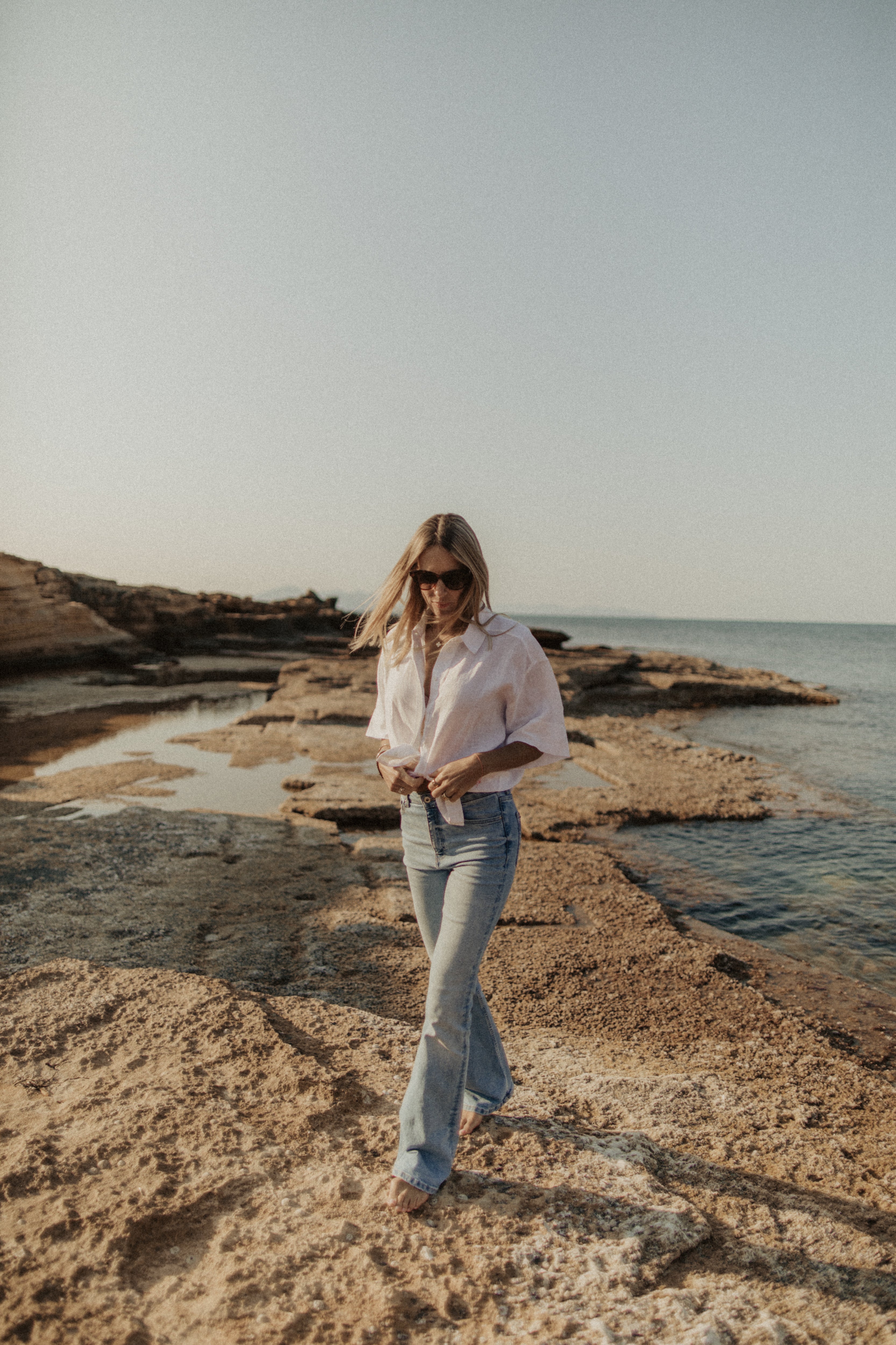 01.01.14 — The Short Sleeve Blouse / White