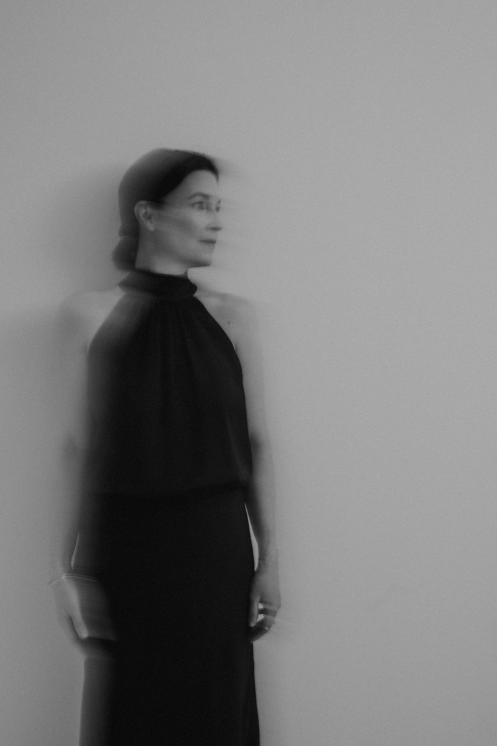 01.02.02 — The High-Waist Midi Skirt / Black