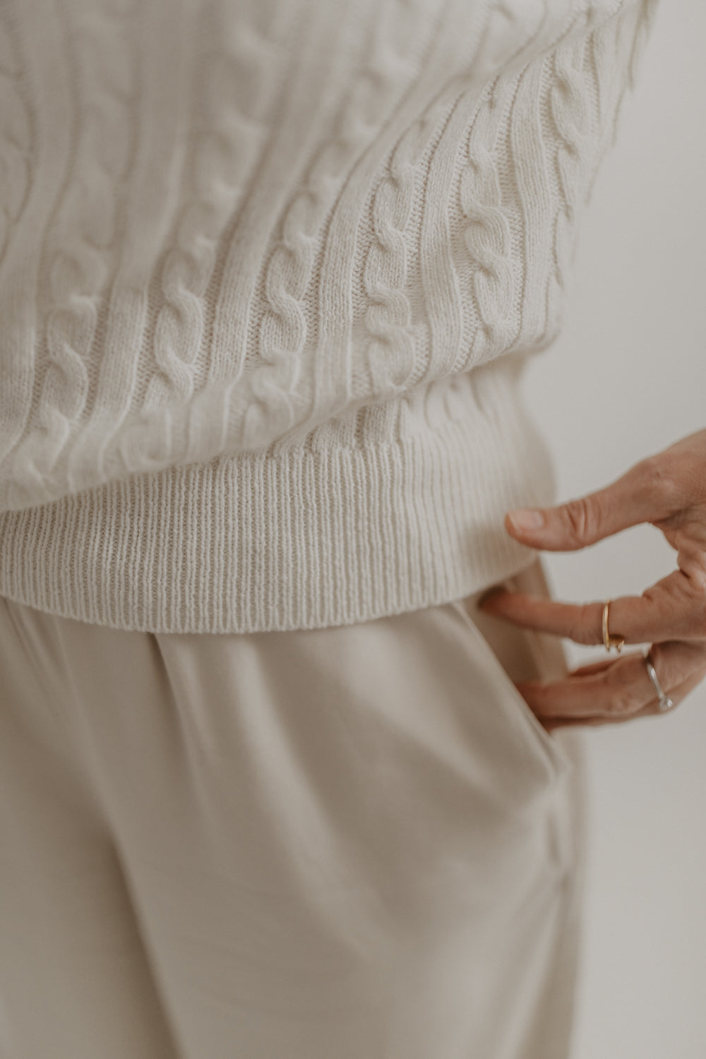 01.03.02 — The Knit Tee / Cream