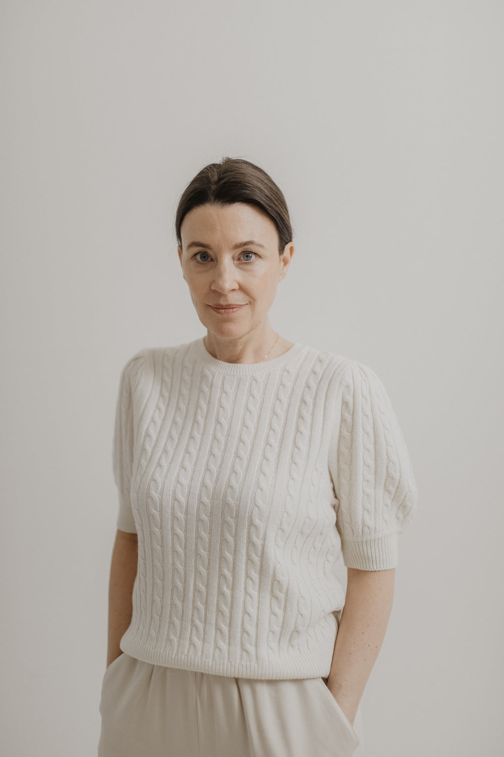 01.03.02 — The Knit Tee / Cream