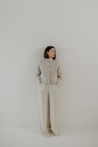 01.03.03 — The I AM Sign Cardigan / Sand