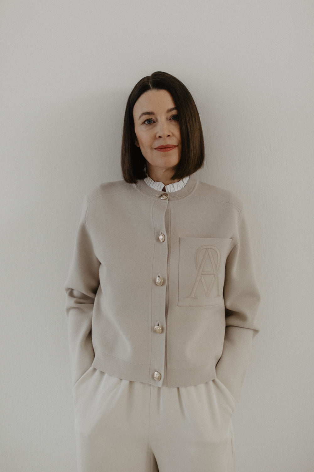 01.03.03 — The I AM Sign Cardigan / Sand