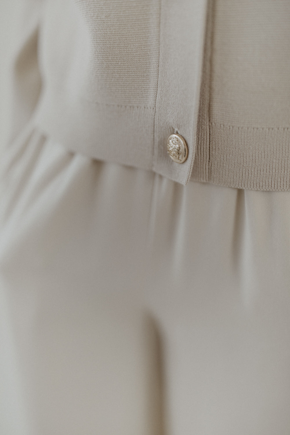 01.03.03 — The I AM Sign Cardigan / Sand