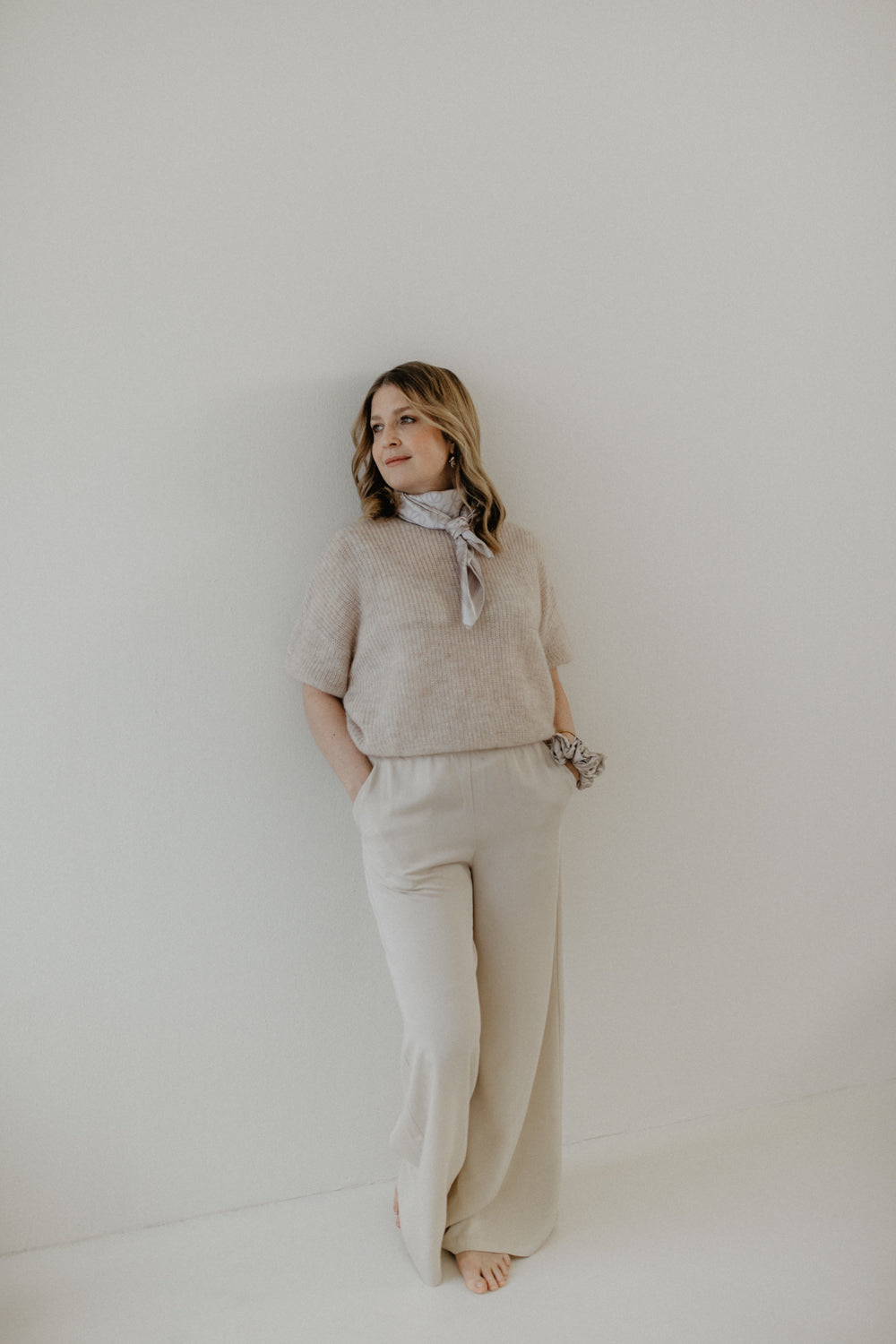 01.01.15 — The Oversized Knit Shirt / Light Brown