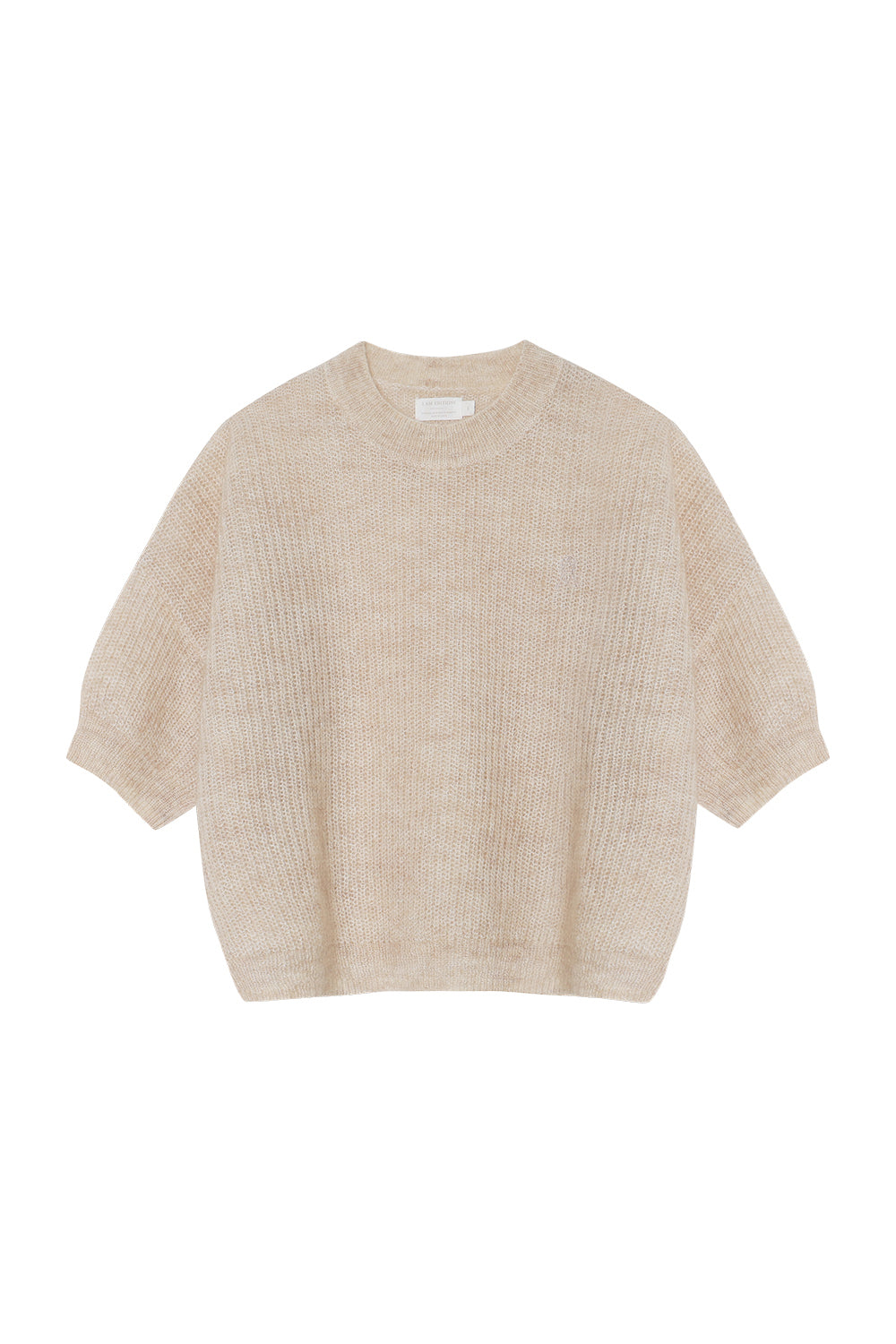 01.01.15 — The Oversized Knit Shirt / Light Brown