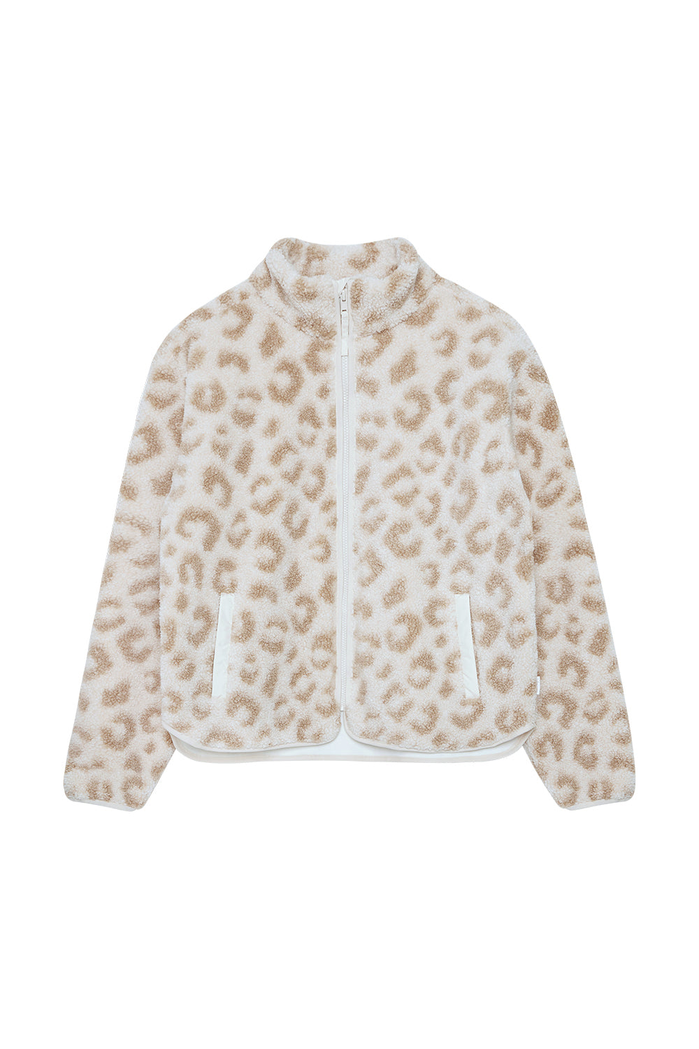 Mini-Me Leopard Print Teddy Jacket for Women