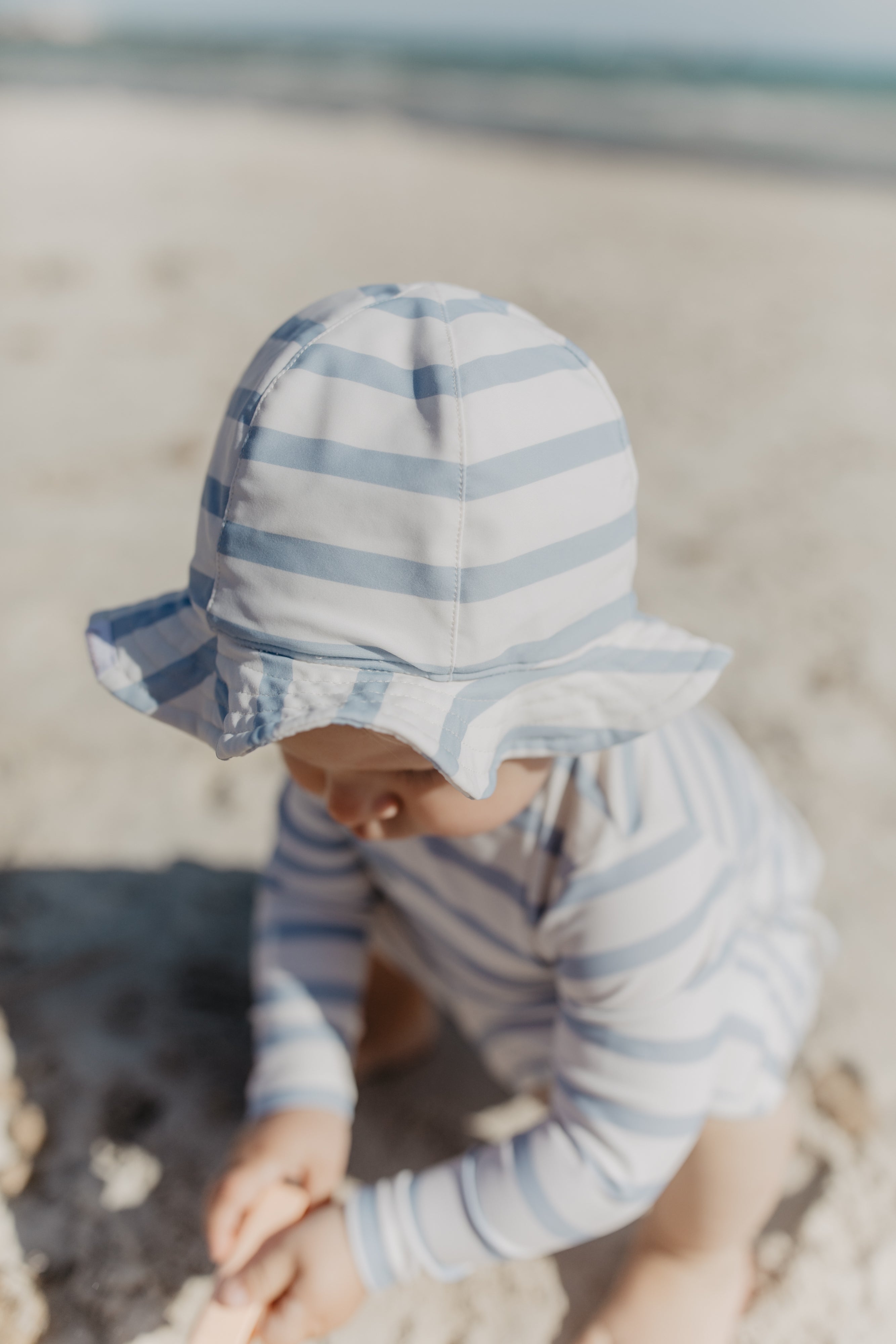 Beach Hat 'Blue Stripes'