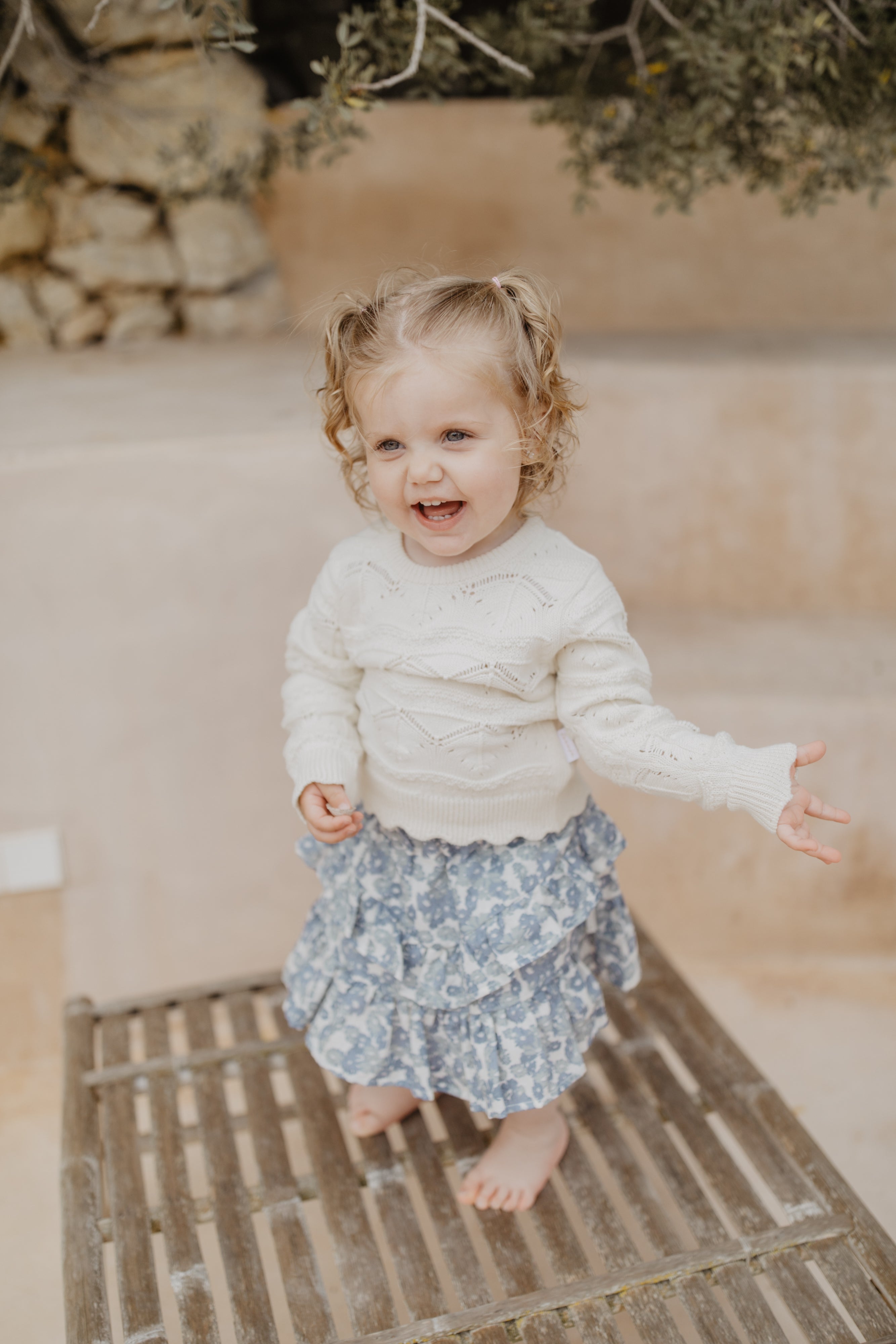 Jumper with Detailed Knitted Pattern