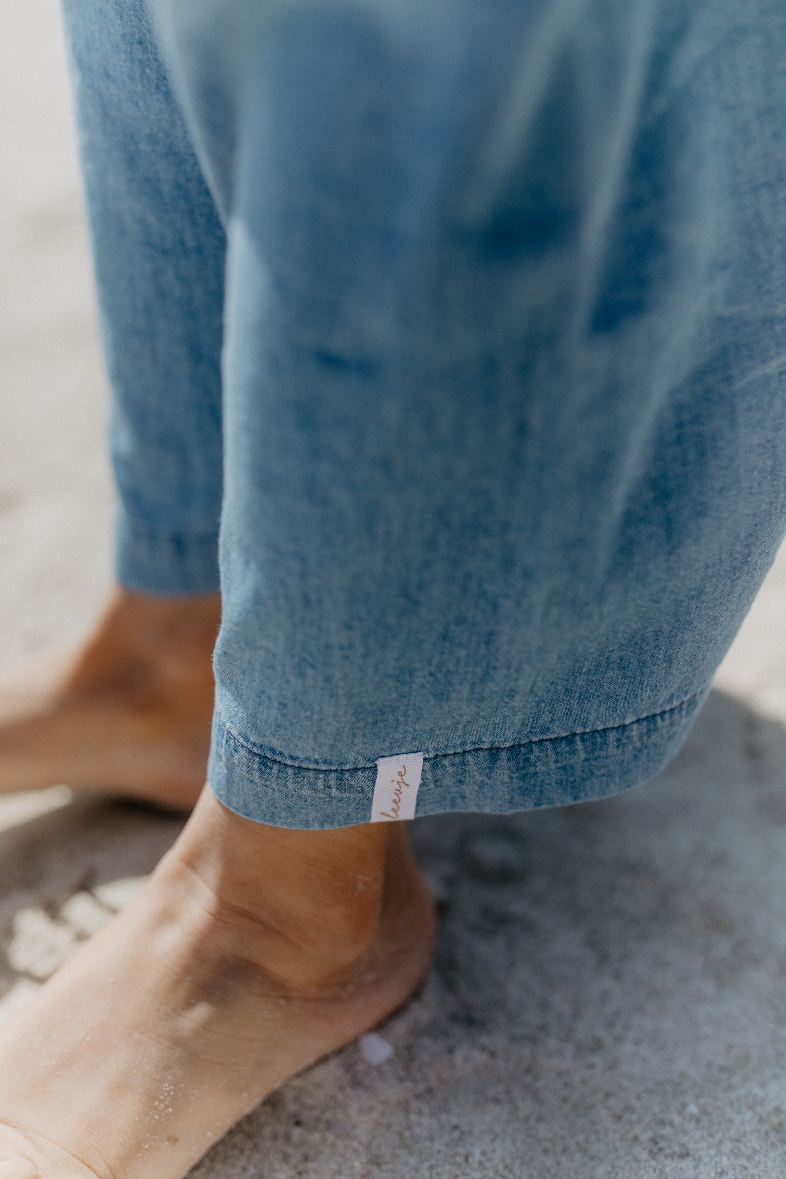 Culotte in Denim Optic