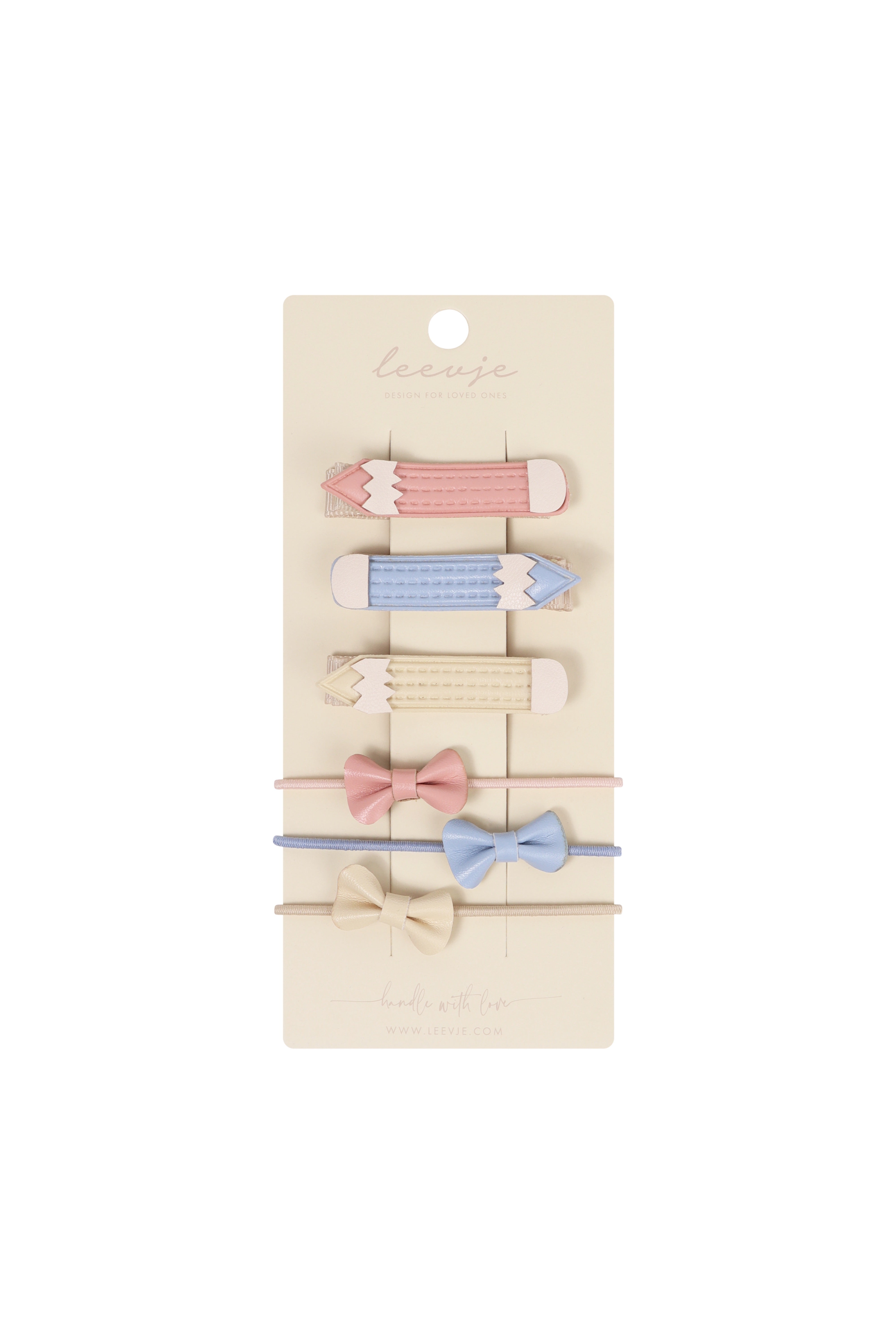 Hair Clips 'Crayons & Bows Mix'