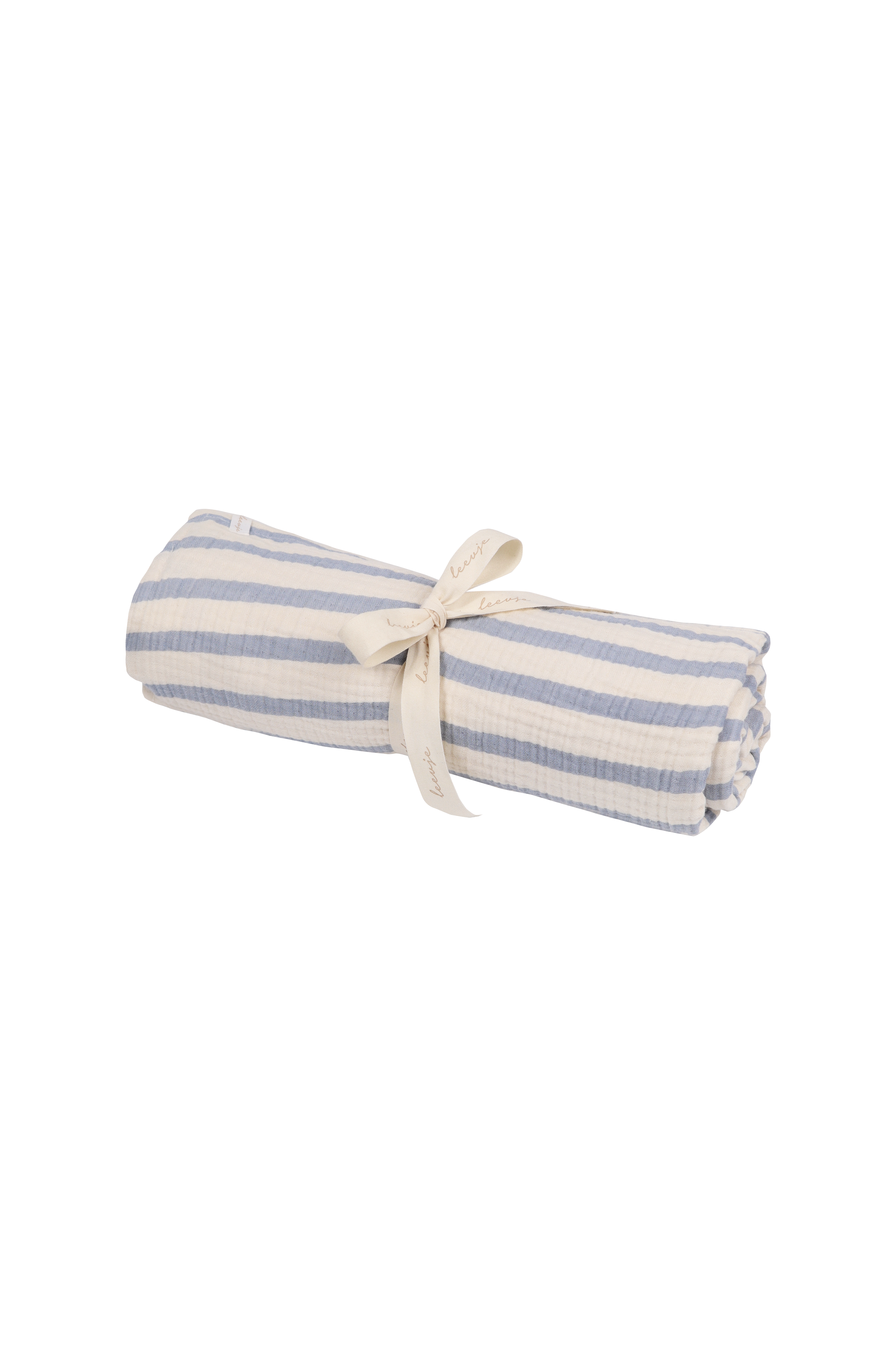 Large Muslin Cloth 'Blue Stripes'