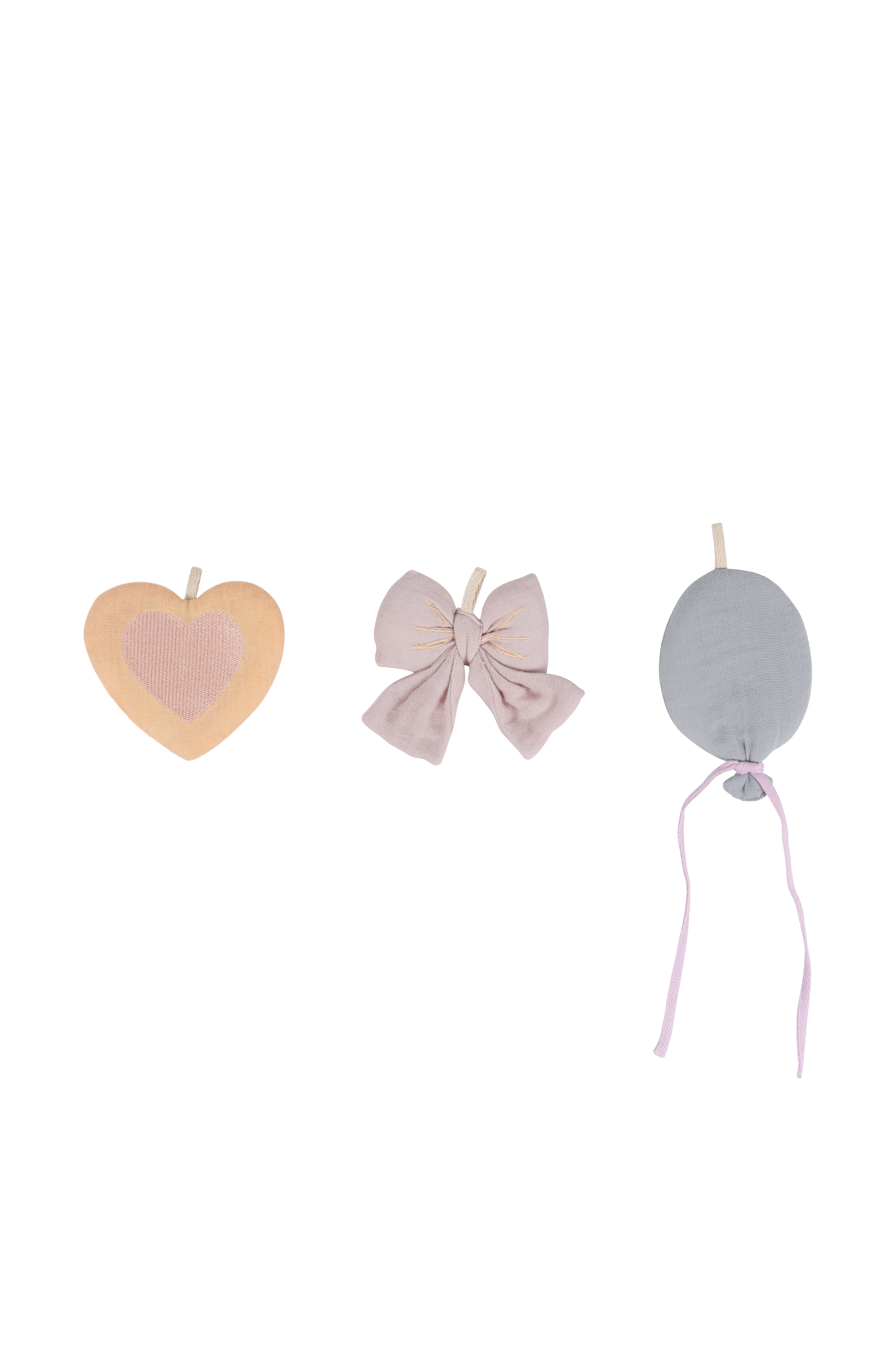 Garland Pendant Set 'Bow, Heart & Balloon'