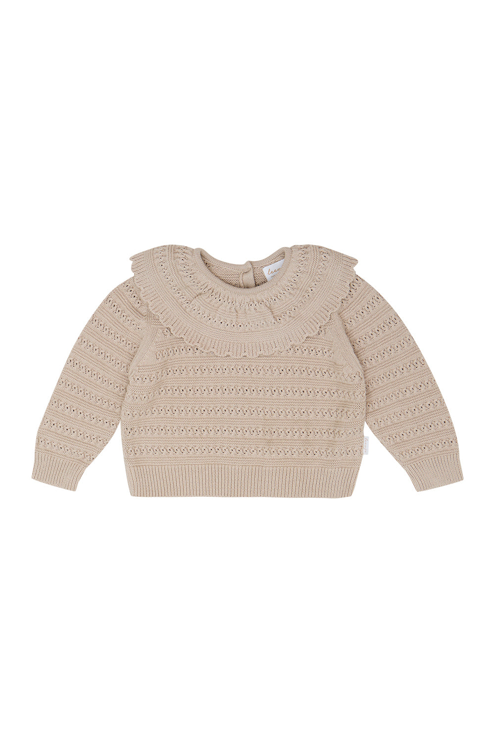 Pull en maille épaisse avec col Claudine