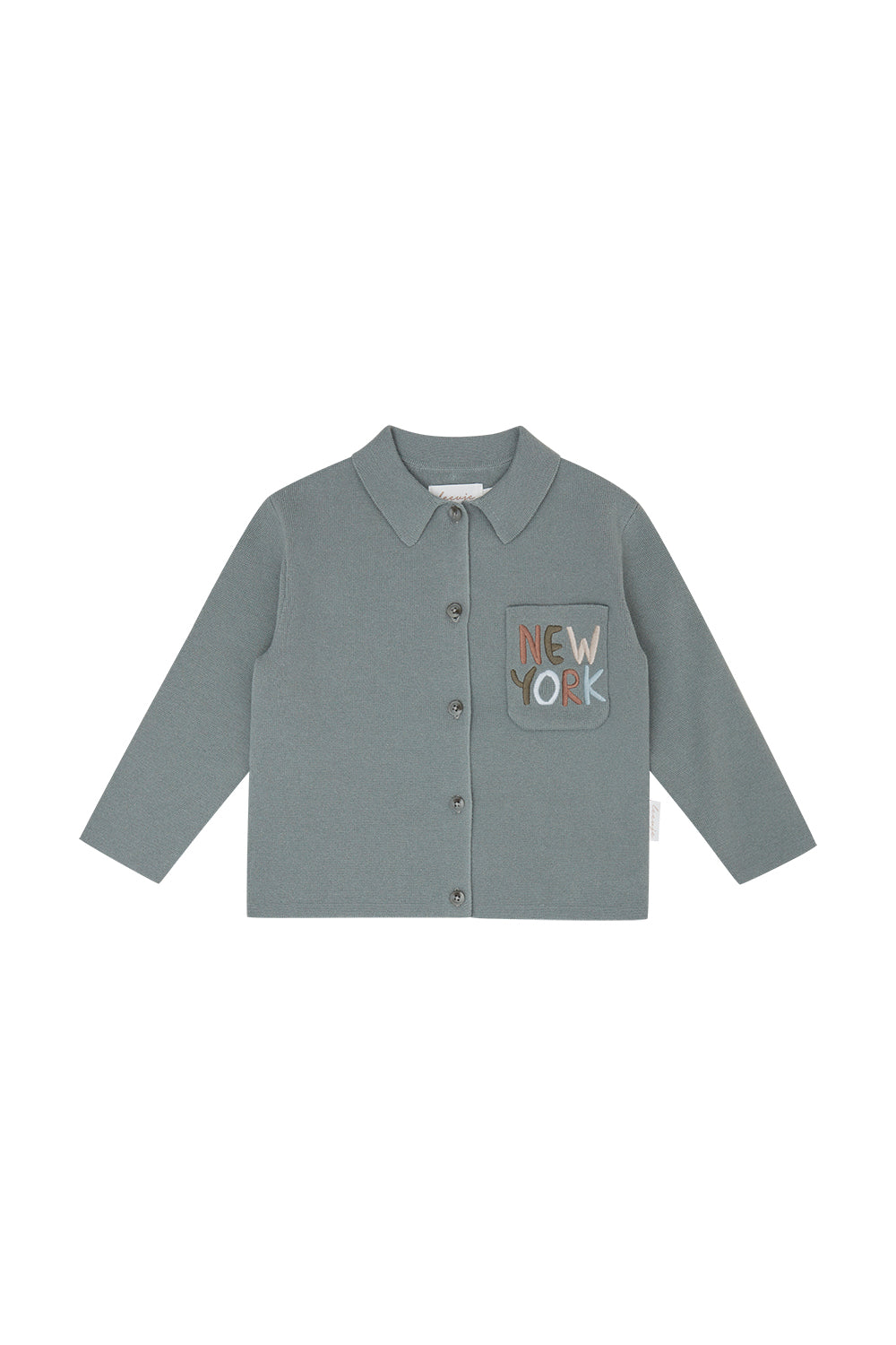 Knitted Jacket with Chest Pocket 'New York'