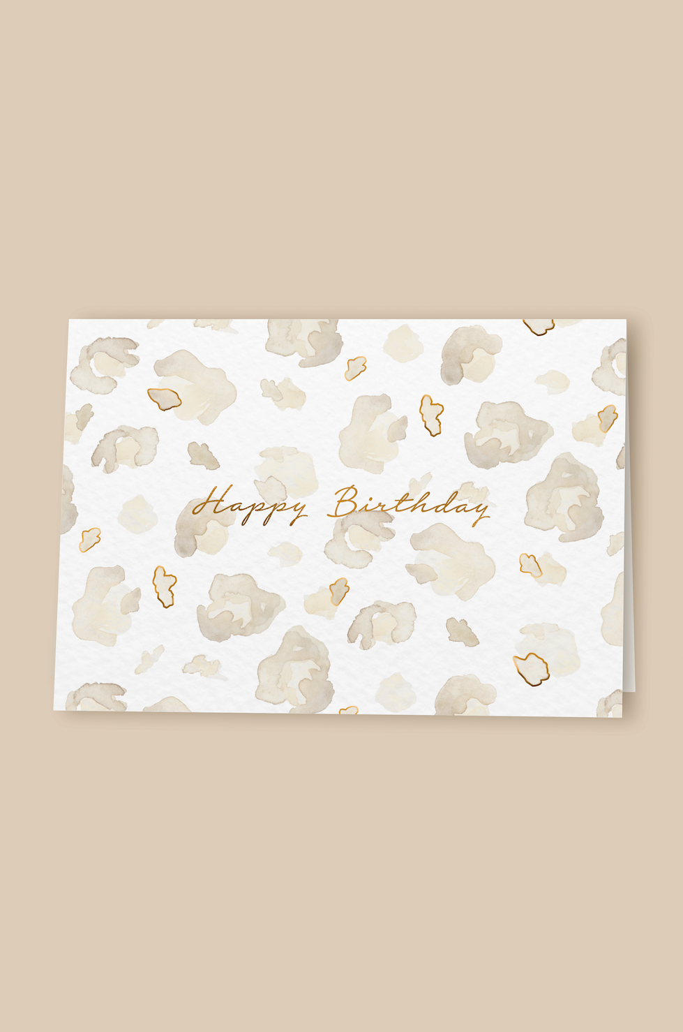 Greetings Card Leo 'Happy Birthday' with envelope