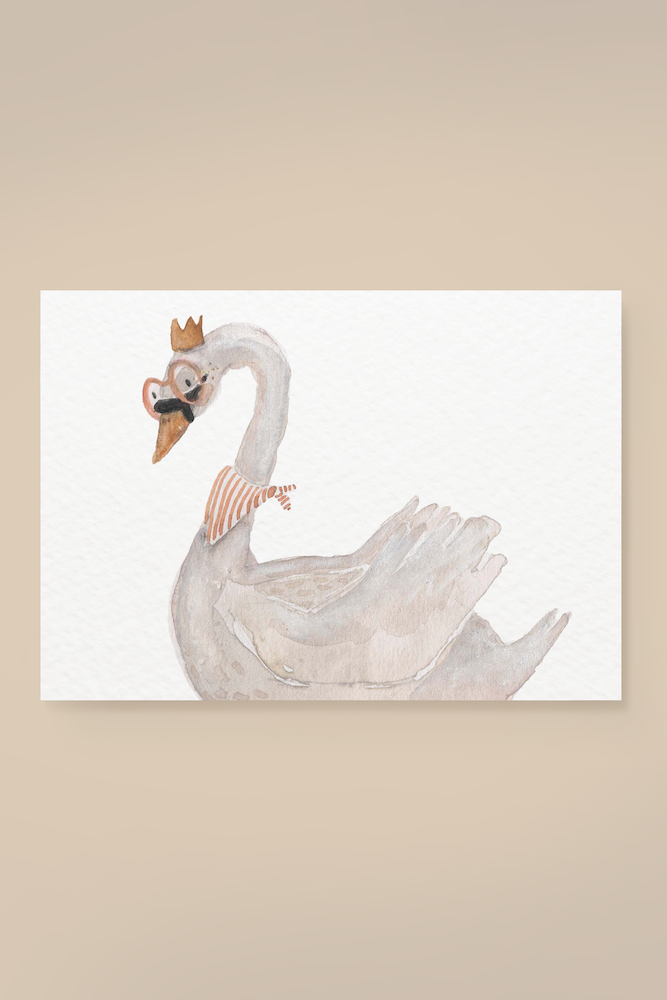 Swan Postcard