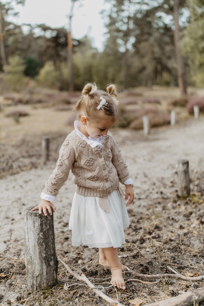 Strickjacke Coffee Aus Merinowolle