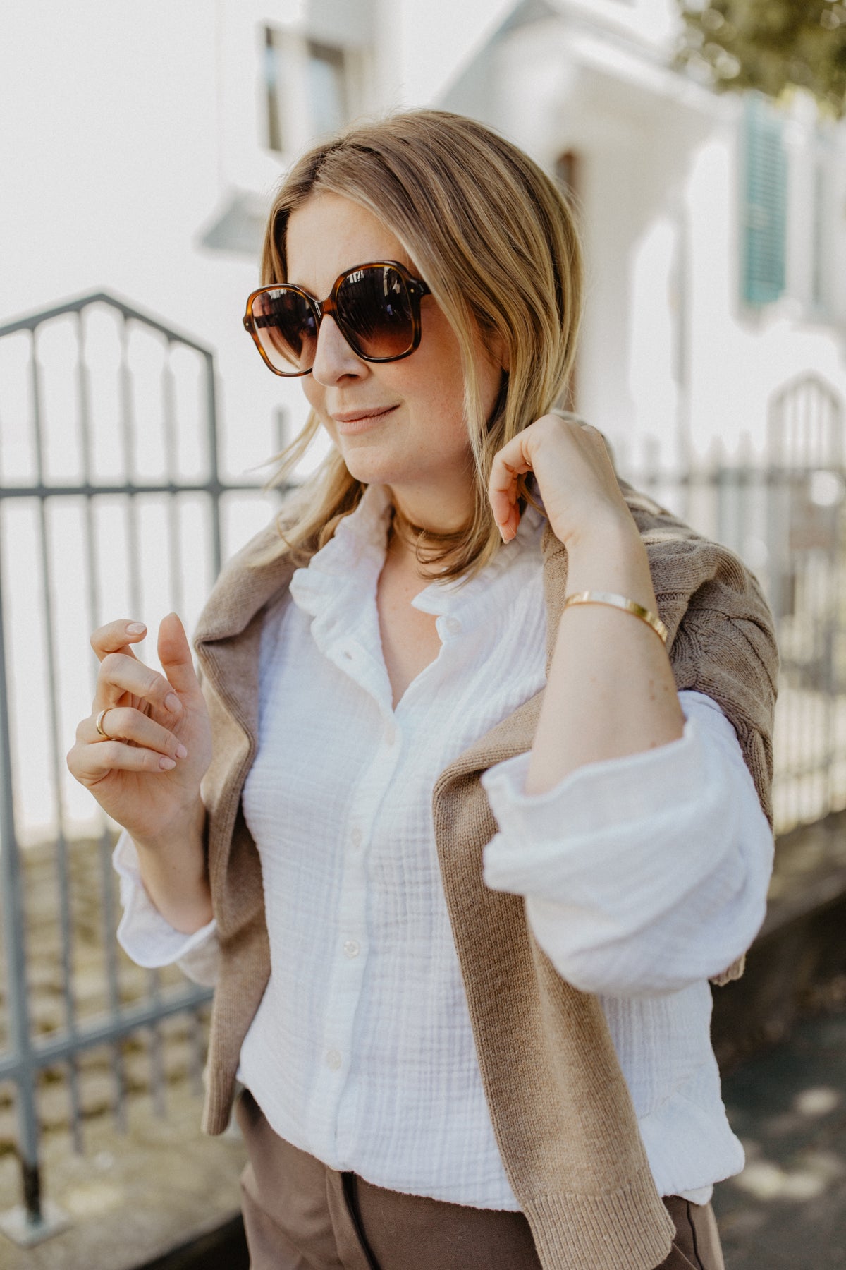 Sunglasses | Brown 'I AM CONFIDENT'