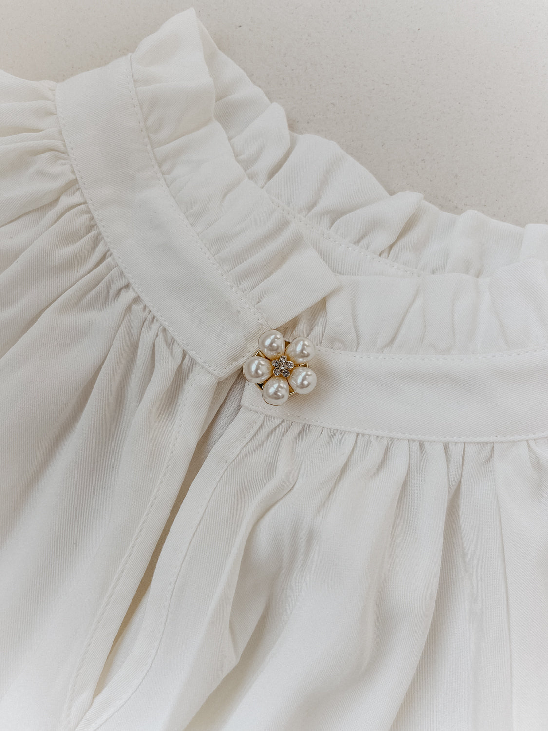 Knopf Cover 'Luxe Pearl Petal'