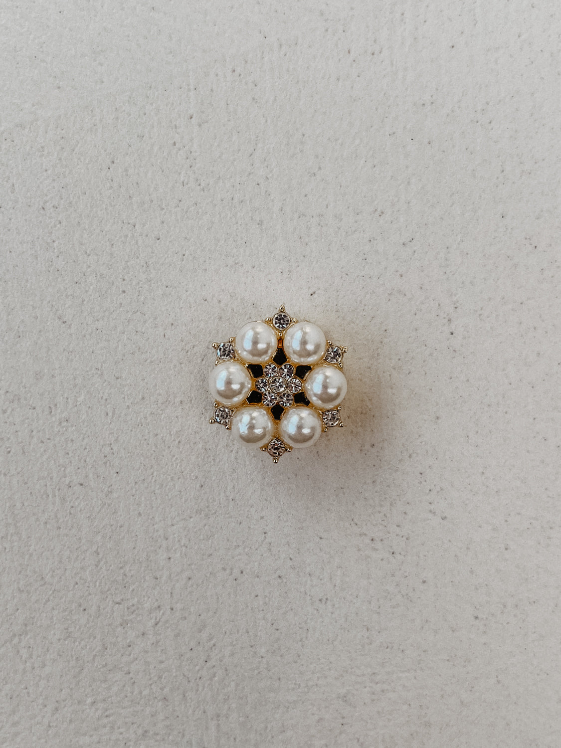 Knopf Cover 'Mini Pearl Cluster'