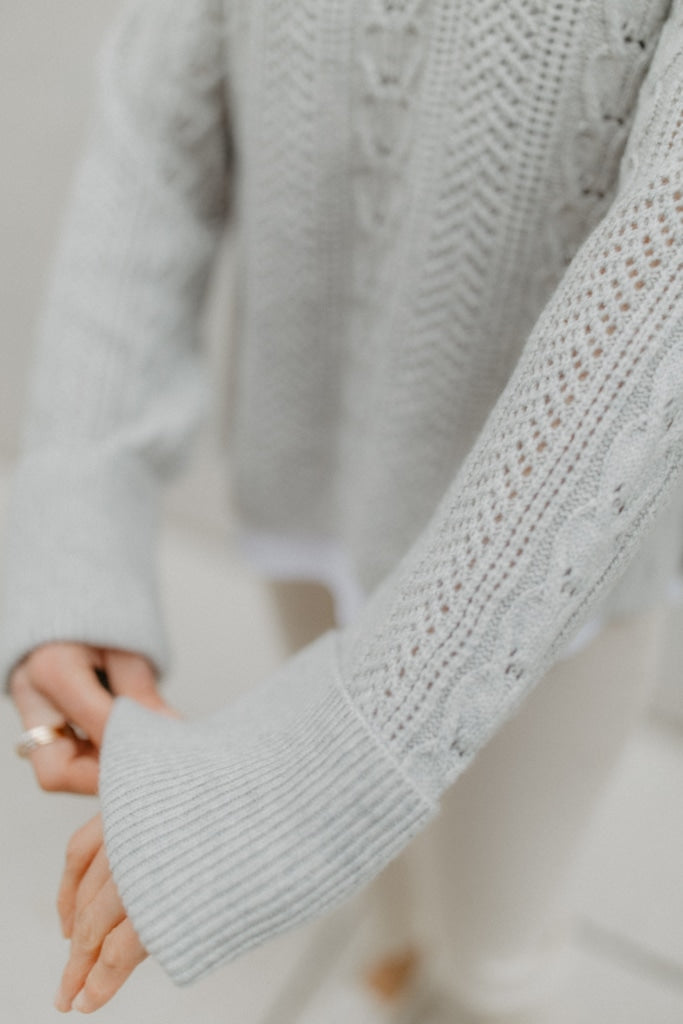 PREMIUM KNITWEAR: Cable Knit Pullover für Frauen