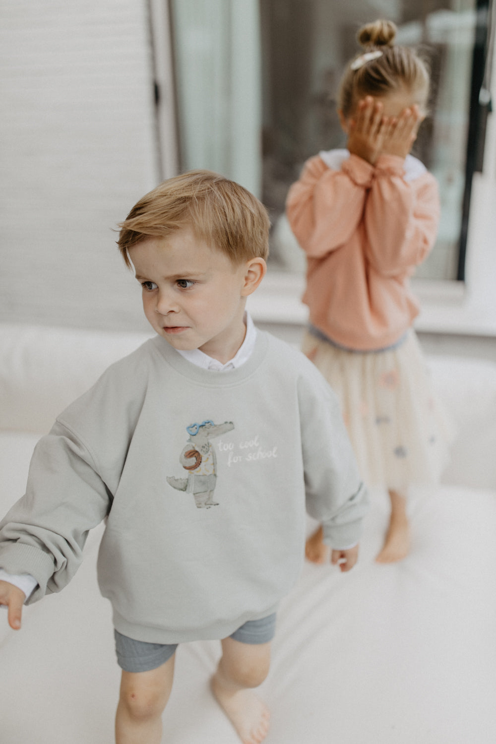 Unisex Oversized Sweatshirt ‘Too Cool for School’