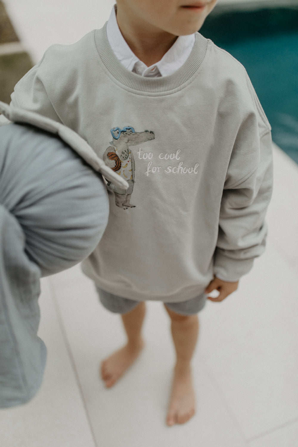 Unisex Oversized Sweatshirt ‘Too Cool for School’