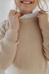 Mini-Me Pullover Powder Gray Aus Merinowolle Für Frauen Hw 23/24