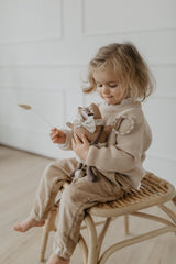 Mini-Me Pullover Powder Gray Aus Merinowolle Für Kinder Hw 23/24