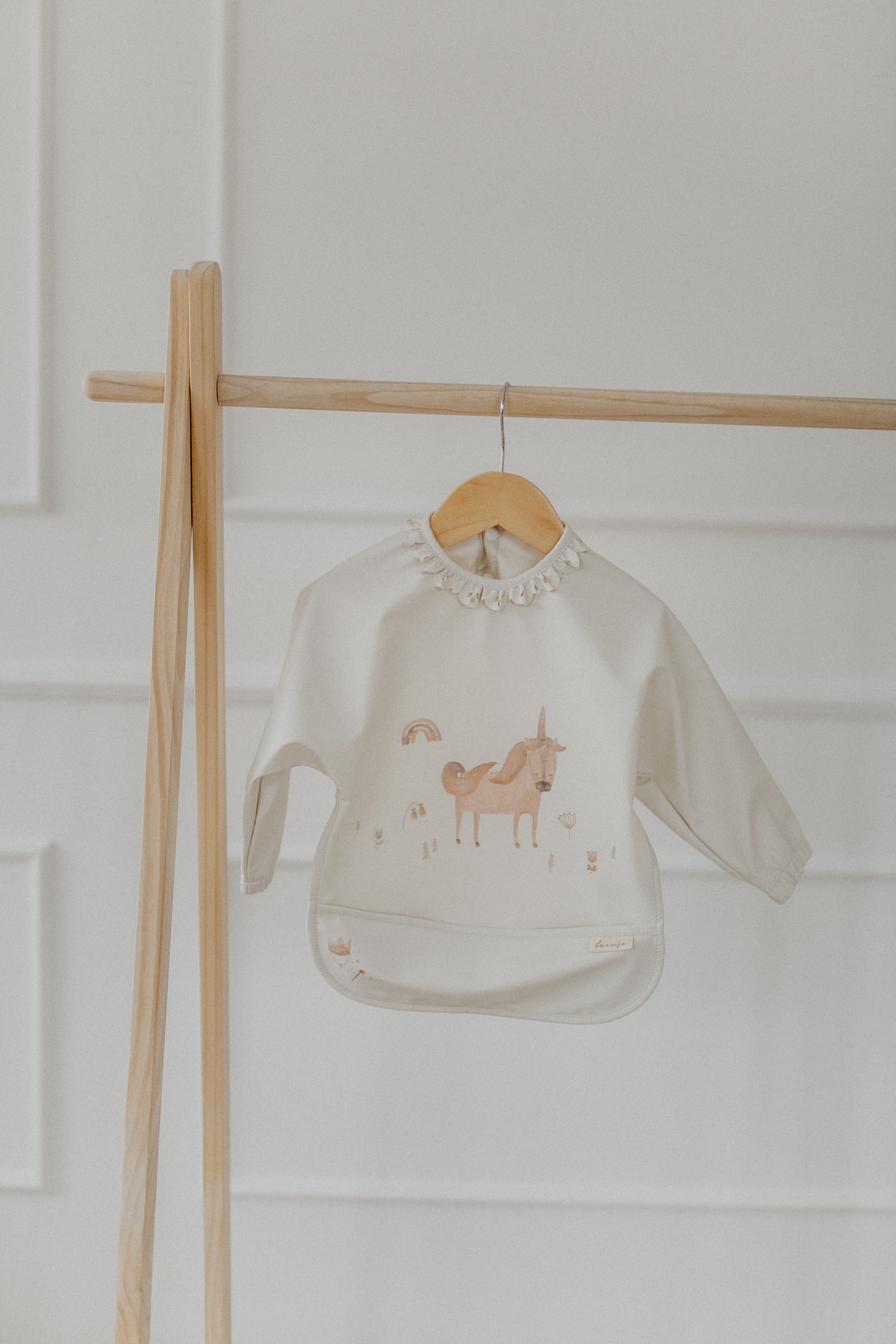 "Unicorn" long-sleeved bib