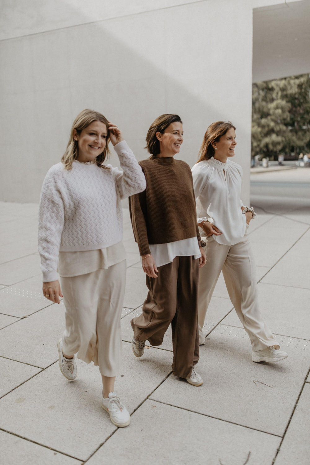 Wide-Leg-Hose in 'Dark Brown'