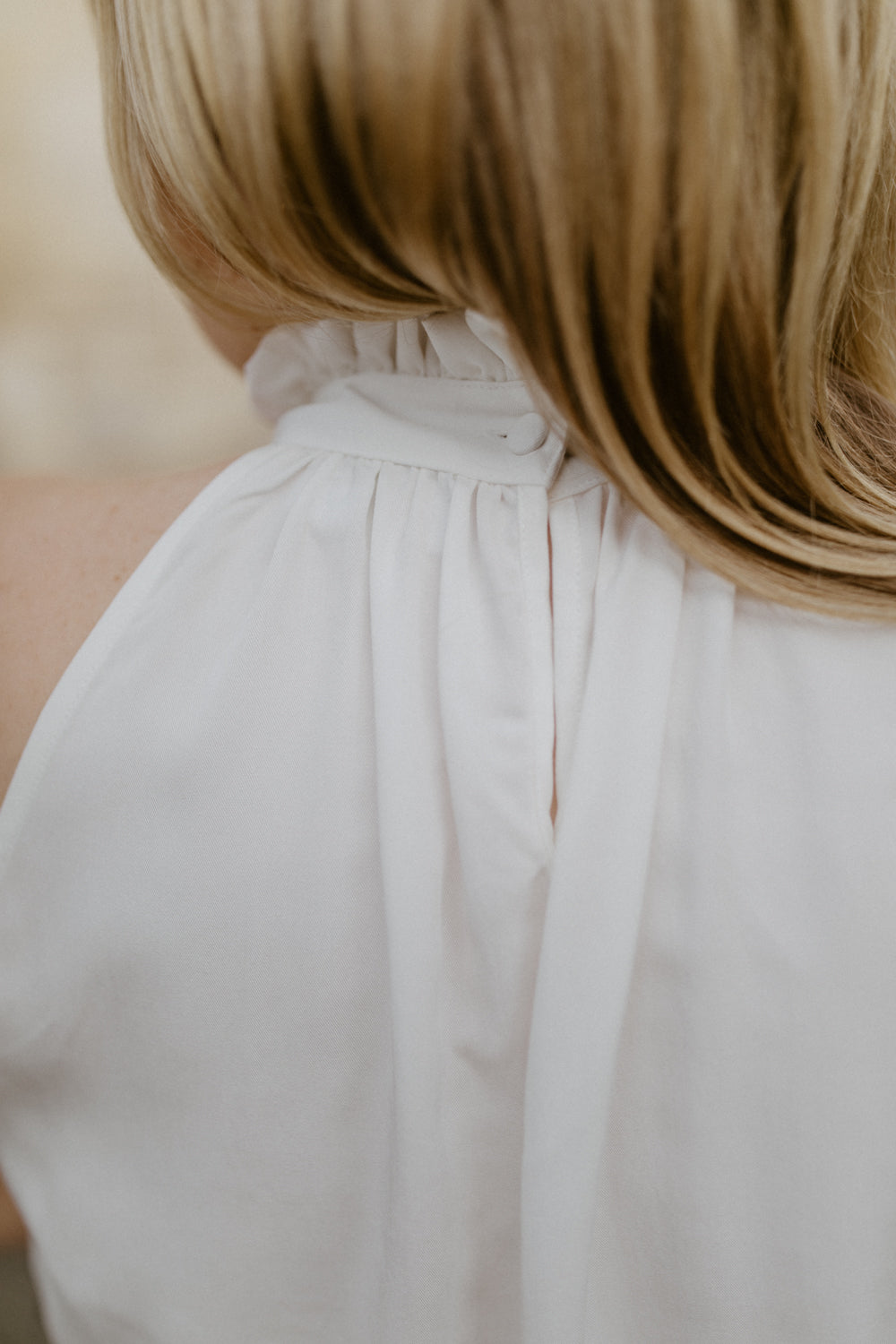 Top mit Rüschen 'White'