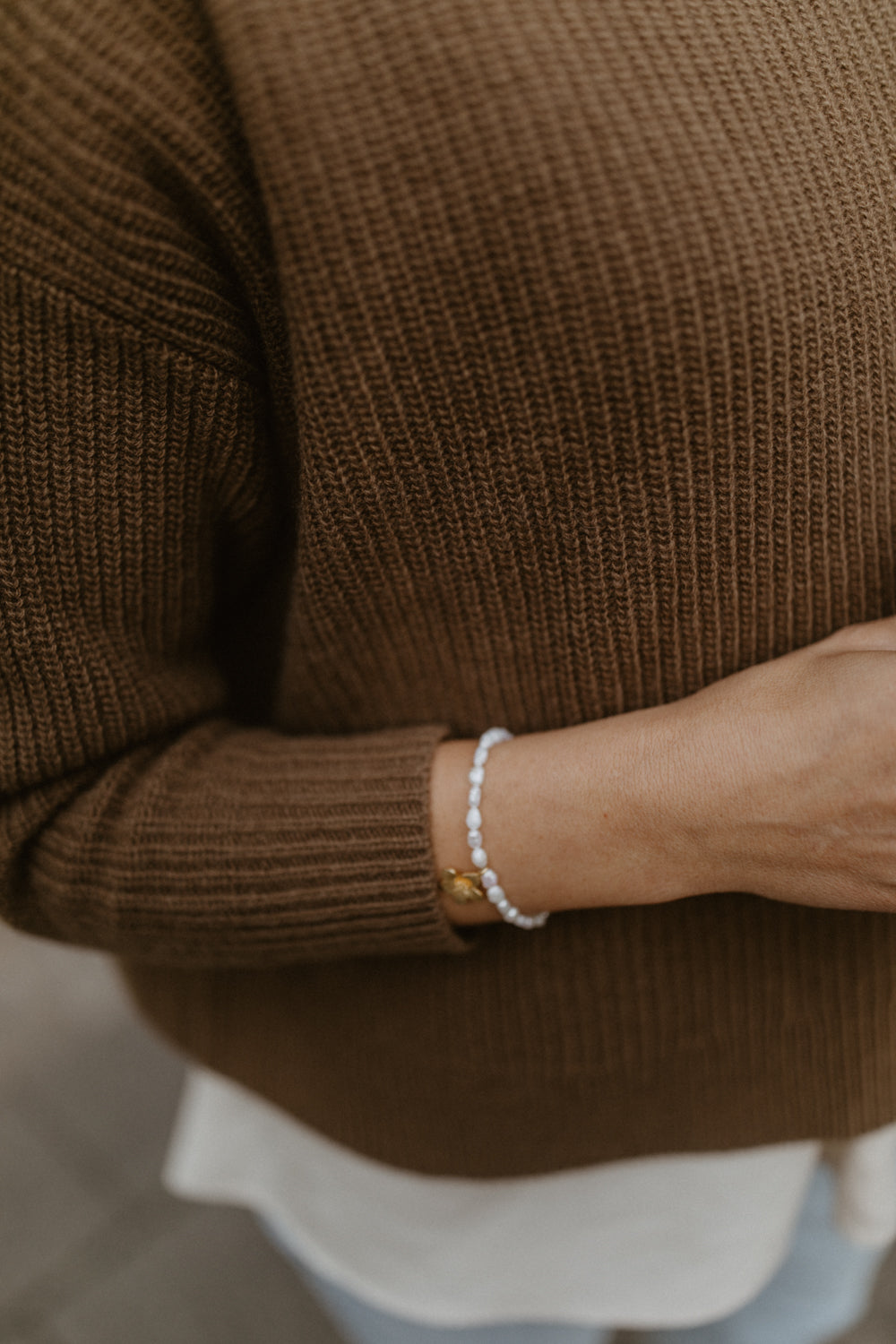 Feinstrickpullover 'Dark Brown'