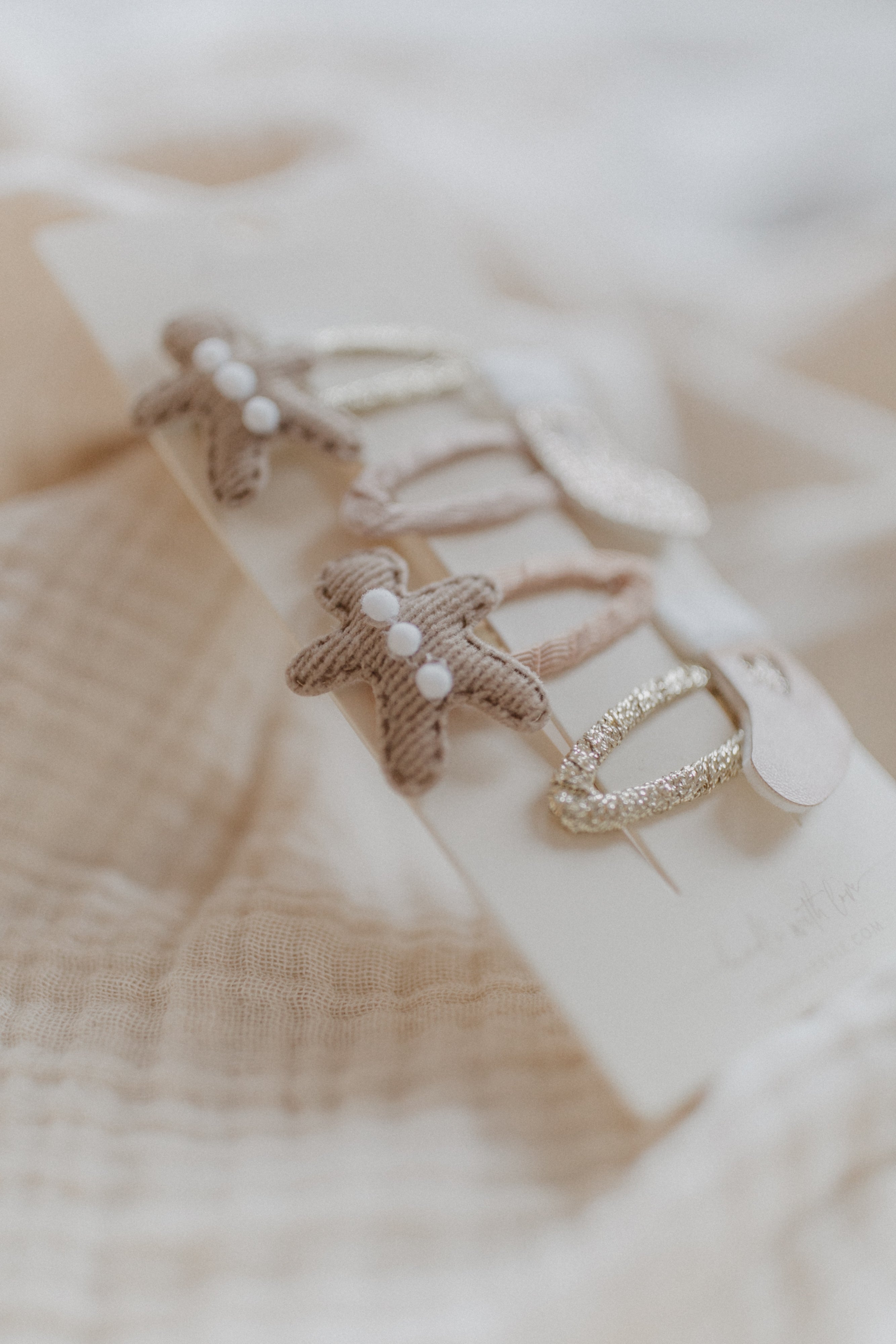 Haarspangen 'christmas stocking clips'
