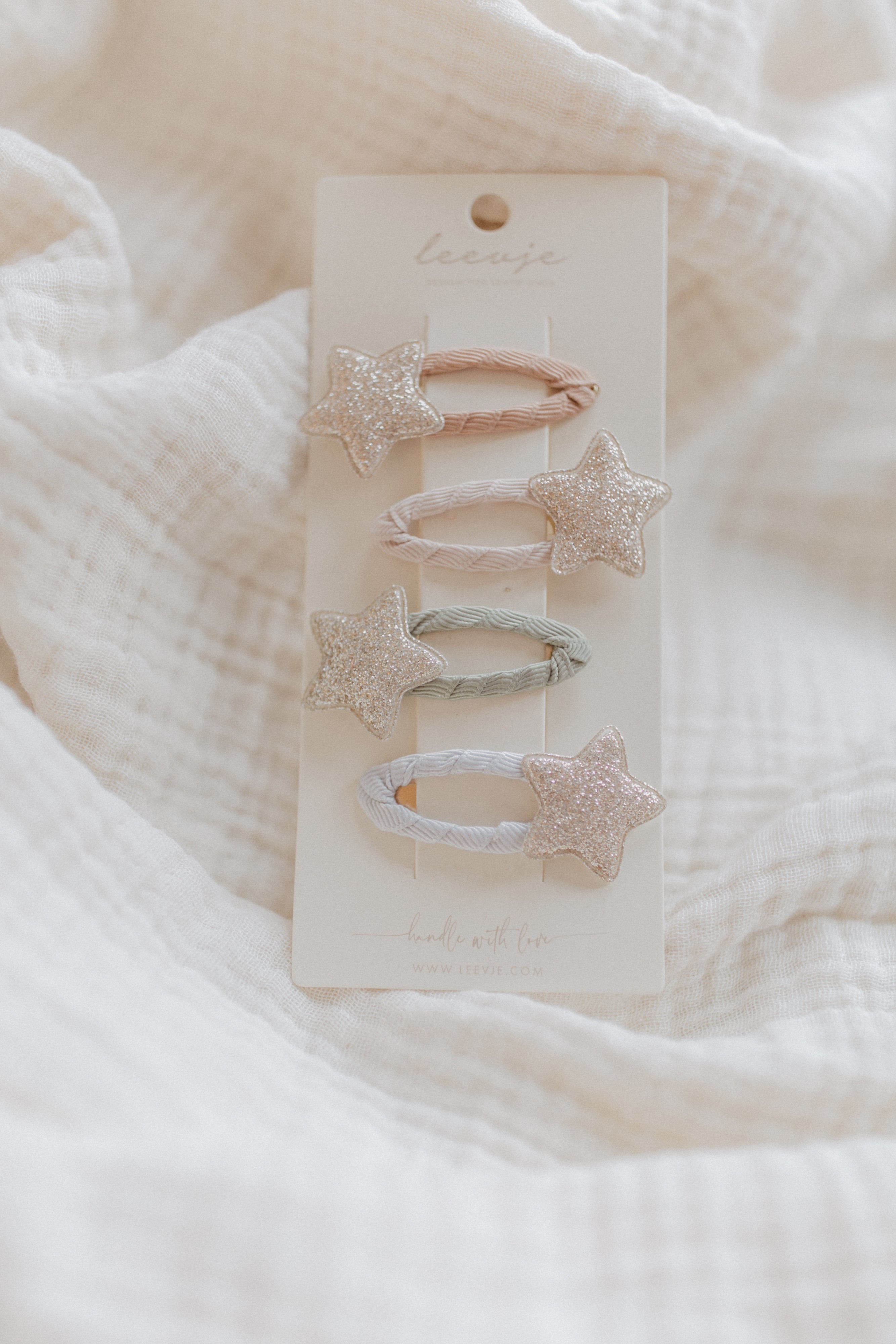 Haarspangen 'christmas stars clips'