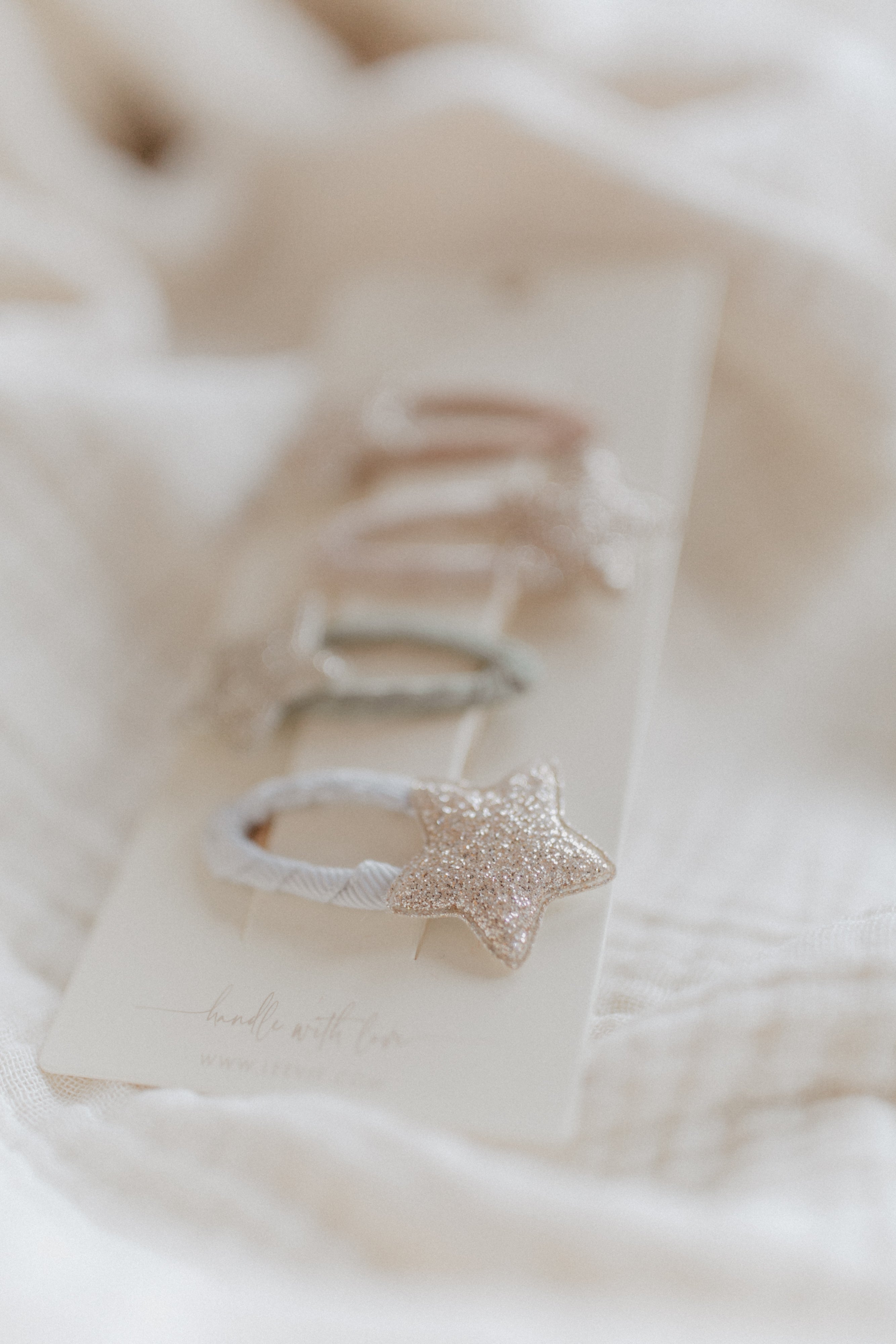 Haarspangen 'christmas stars clips'